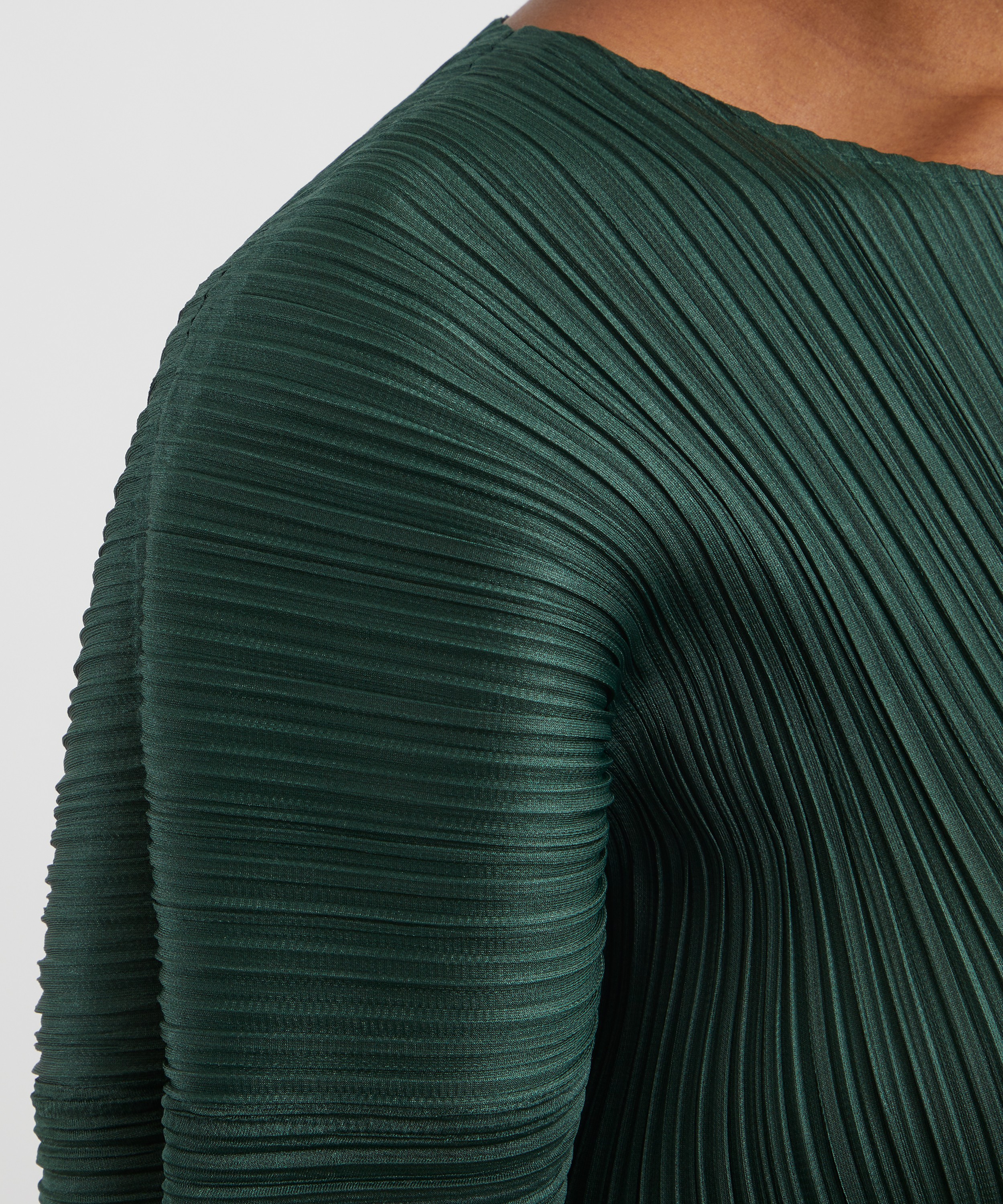 Pleats Please Issey Miyake - MONTHLY COLOURS: OCTOBER Pleated Midi Dress image number 4