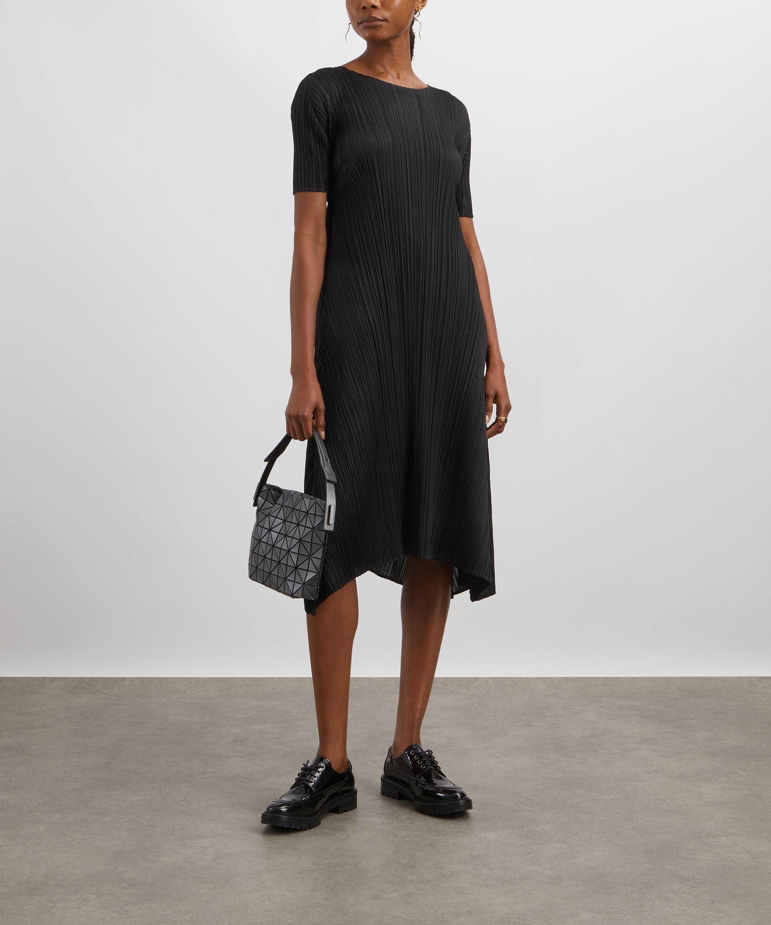 Pleats Please Issey Miyake - EFFICIENT SQUARE Pleated Midi Dress image number 1