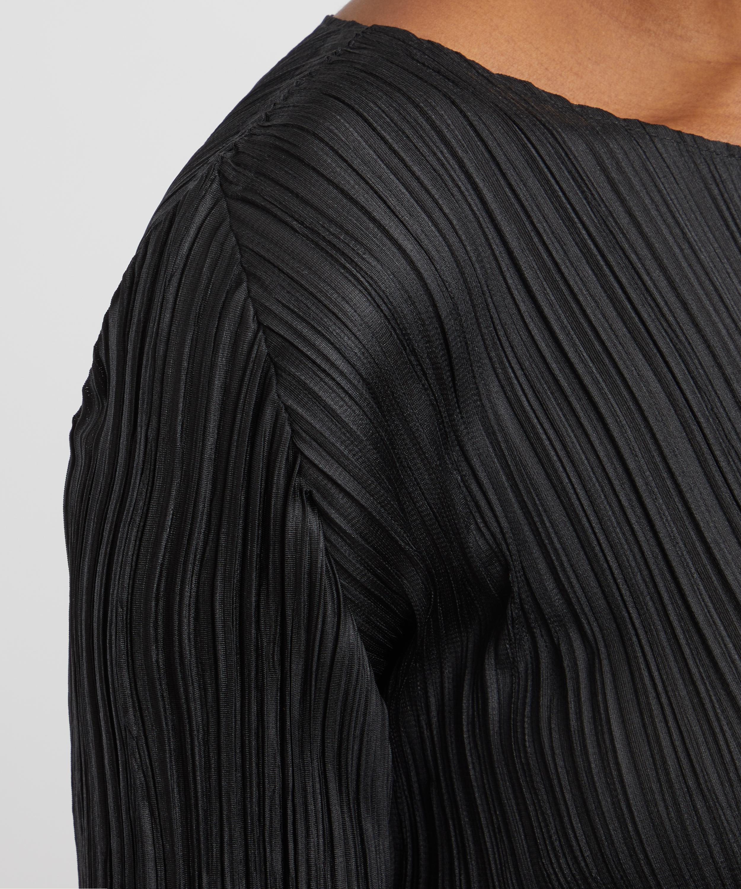 Pleats Please Issey Miyake - EFFICIENT SQUARE Pleated Midi Dress image number 4