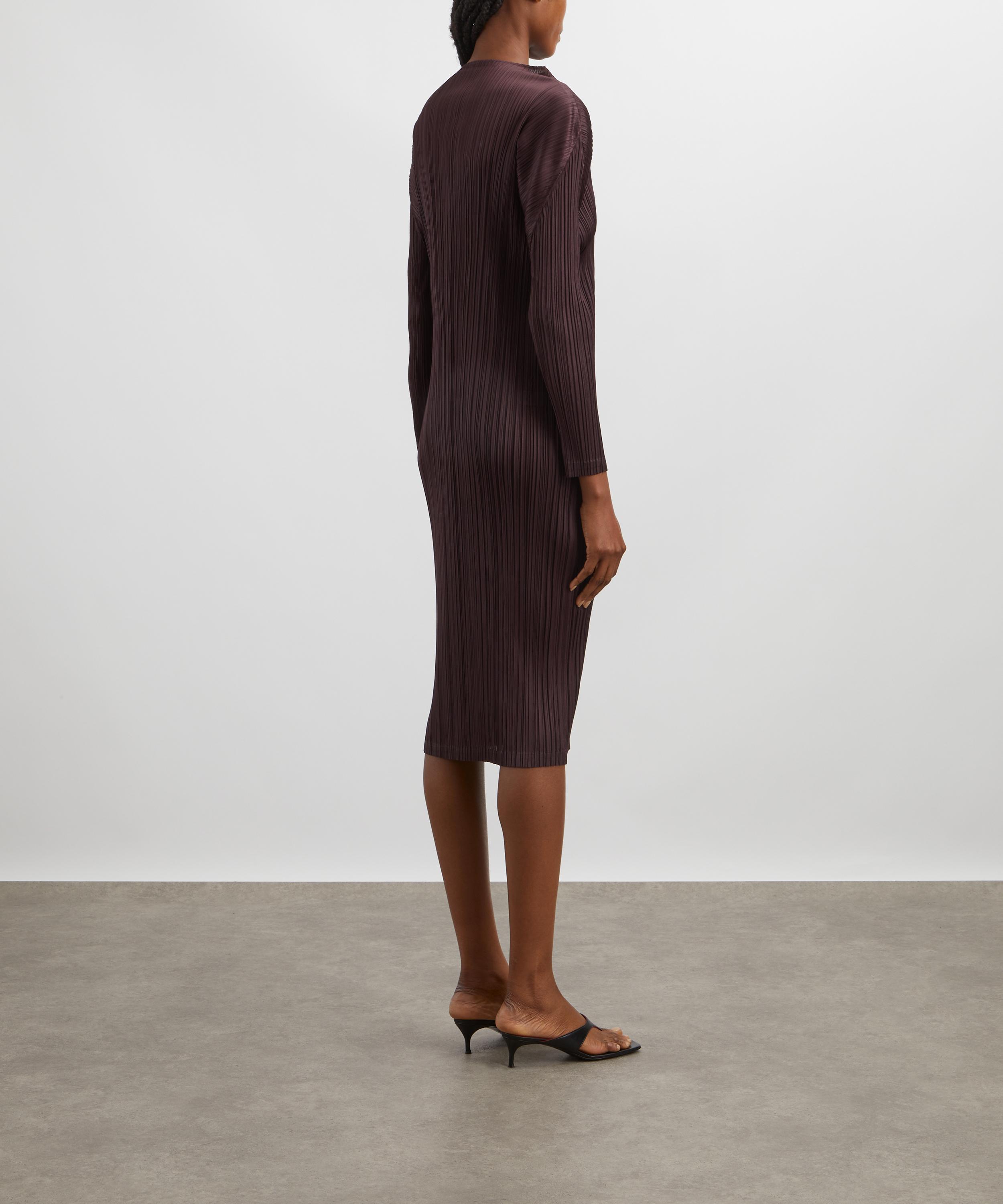 Pleats Please Issey Miyake - MONTHLY COLOURS: SEPTEMBER Pleated Dress image number 3