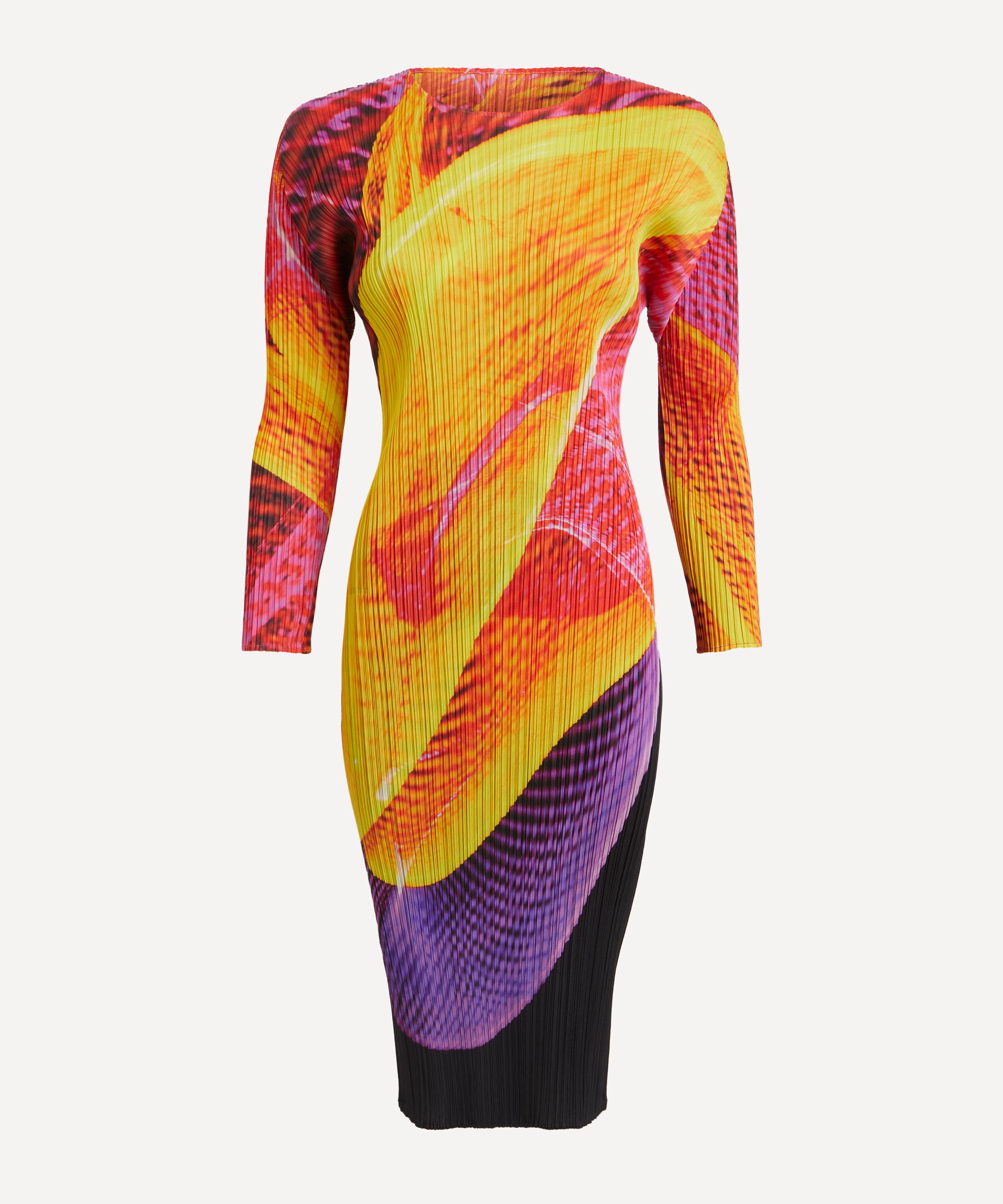 Pleats Please Issey Miyake - SPECTRUM Pleated Dress image number 0