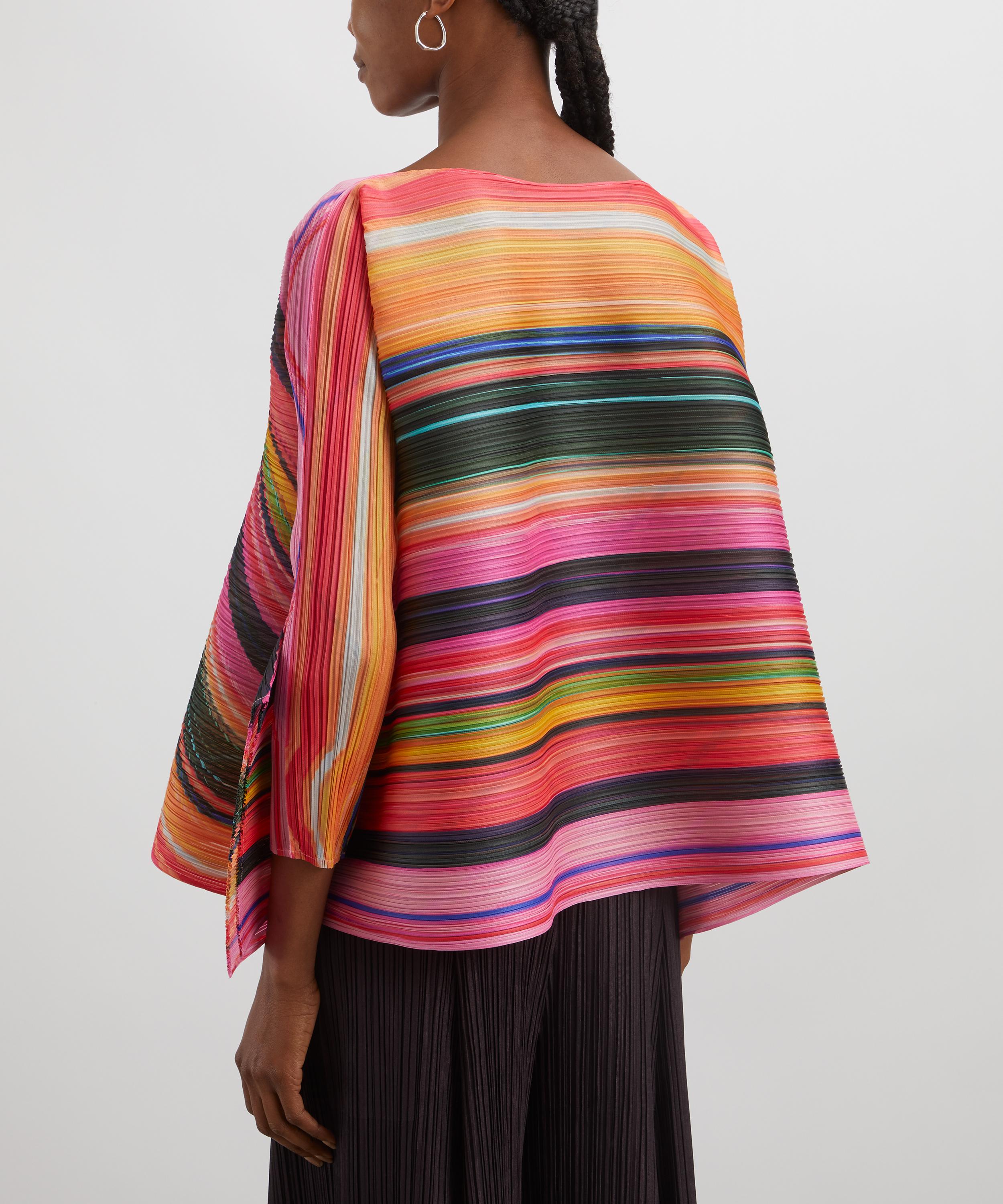 Pleats Please Issey Miyake - WARP Pleated Pink Top image number 3