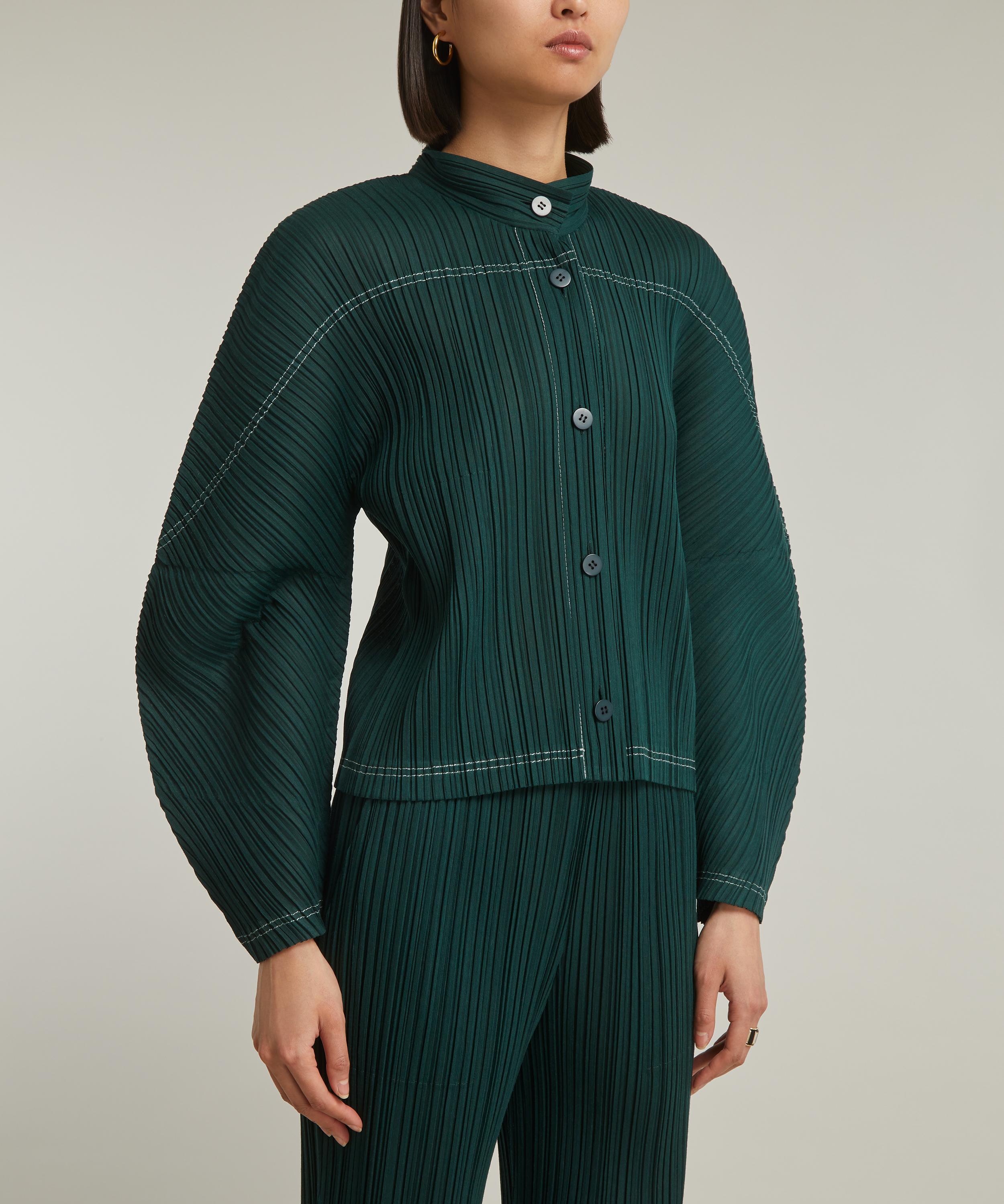 Pleats Please Issey Miyake - Ramie Pleats Jacket image number 2