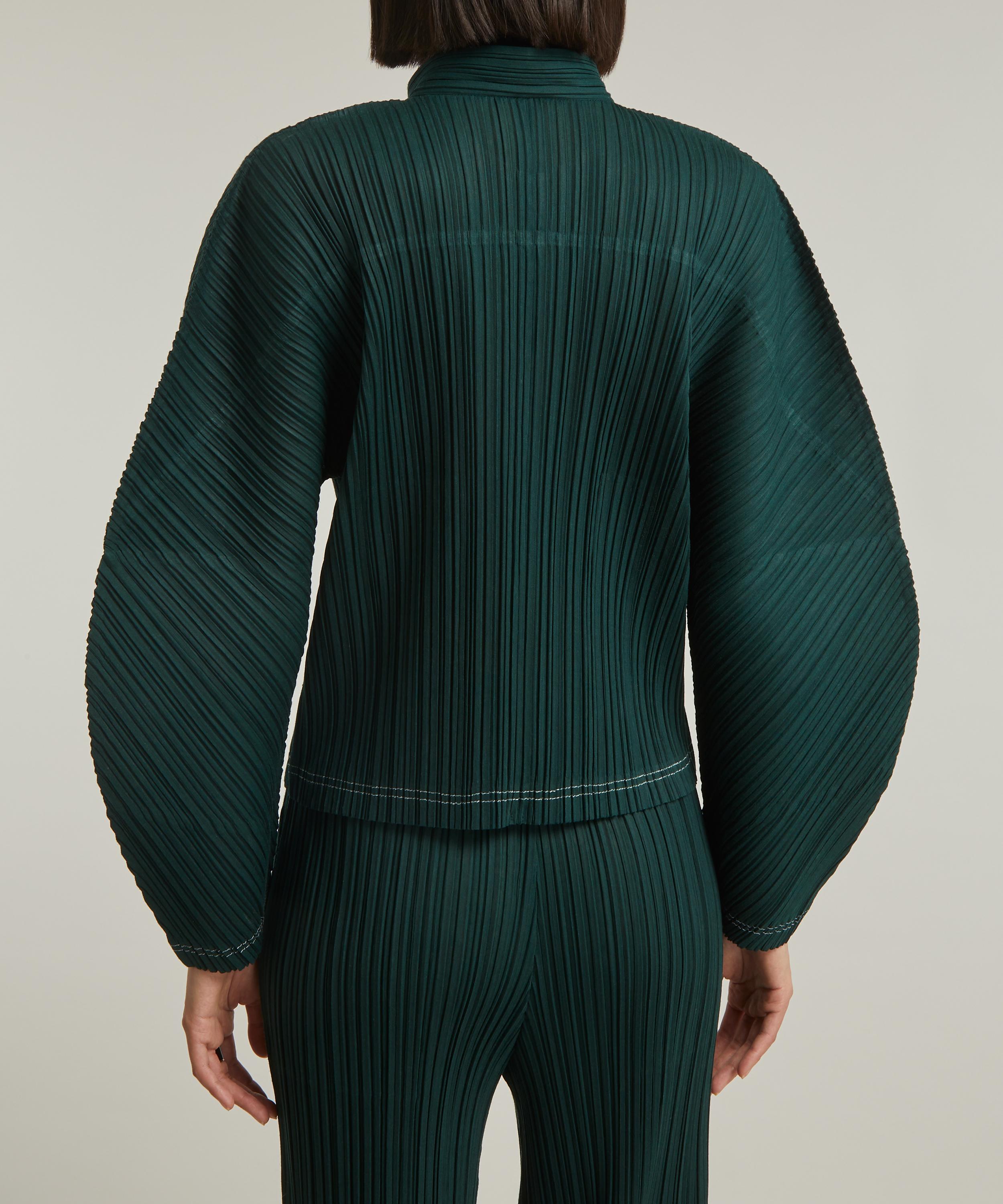 Pleats Please Issey Miyake - Ramie Pleats Jacket image number 3