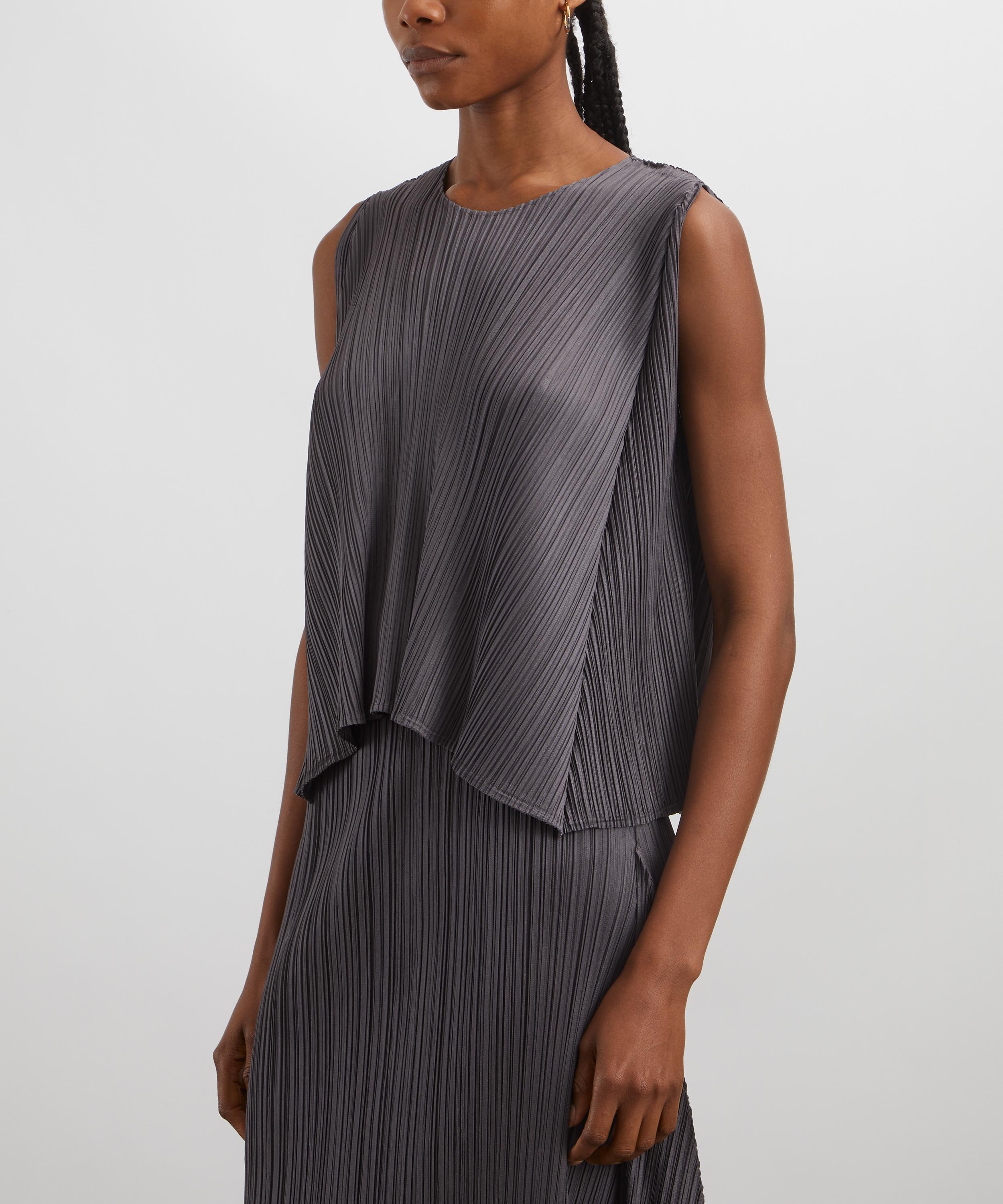 Pleats Please Issey Miyake - EFFICIENT SQUARE Pleated Top image number 2