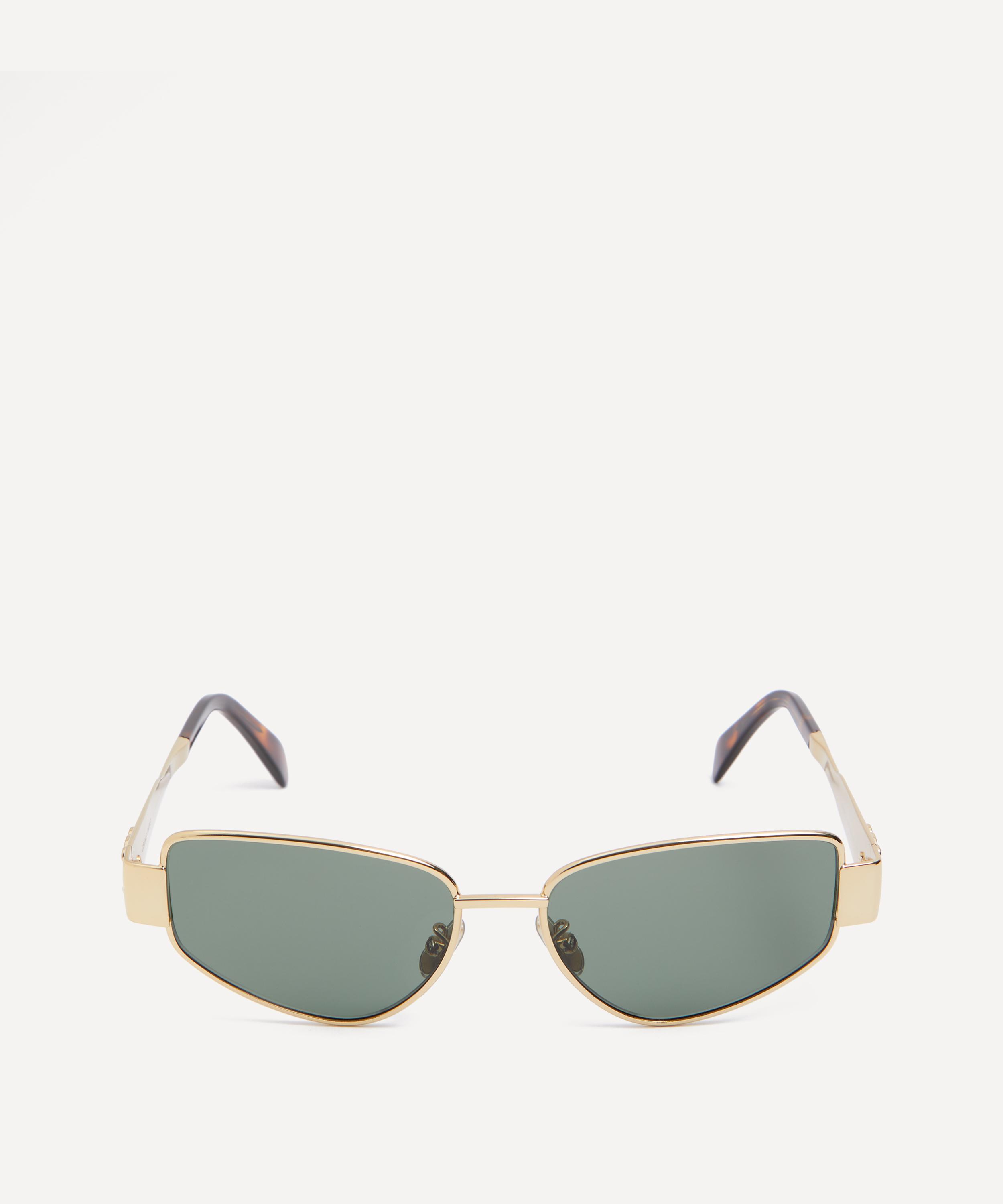 Celine - Metal Triomphe Cat Eye Sunglasses image number 0