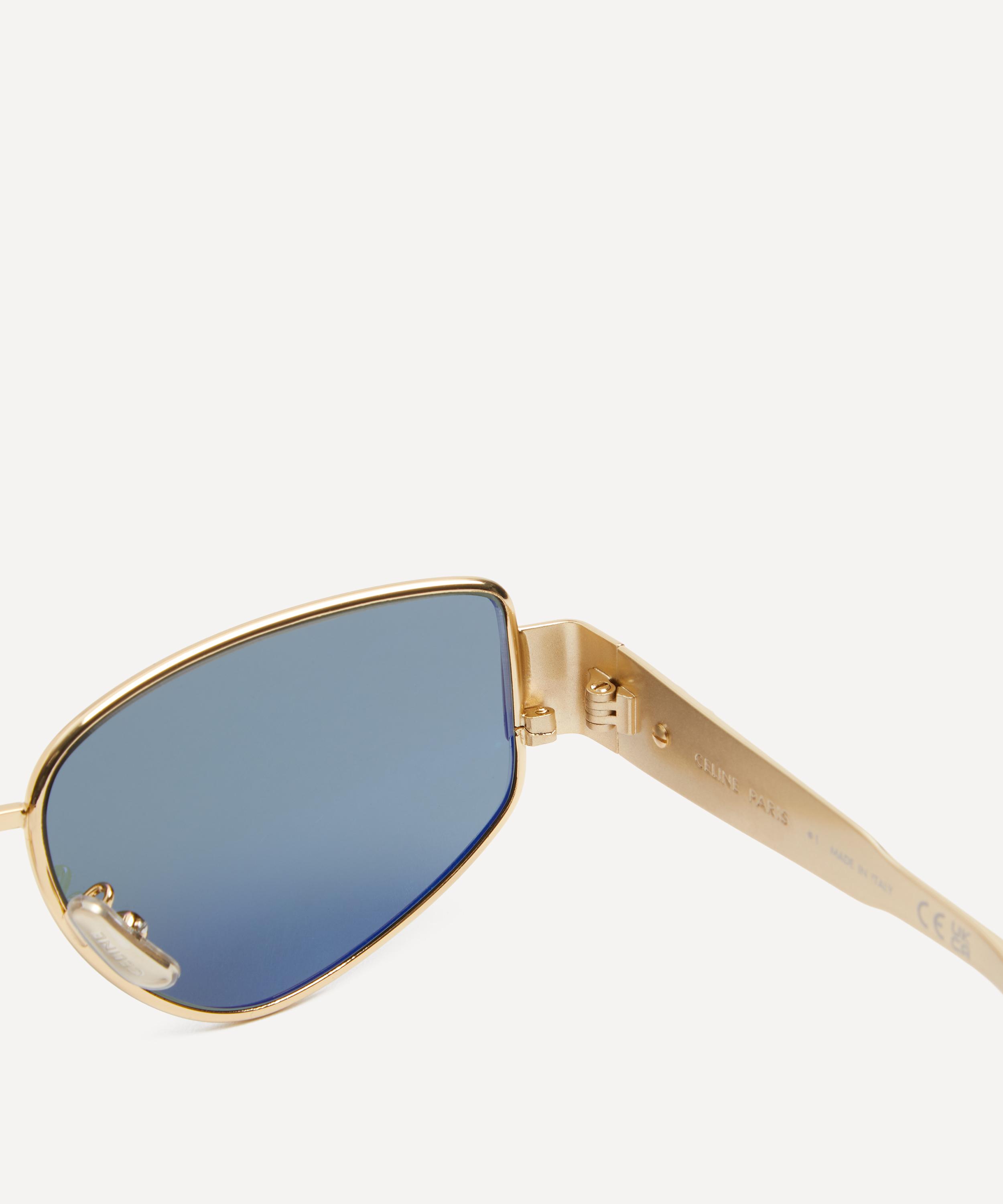 Celine - Metal Triomphe Cat Eye Sunglasses image number 2