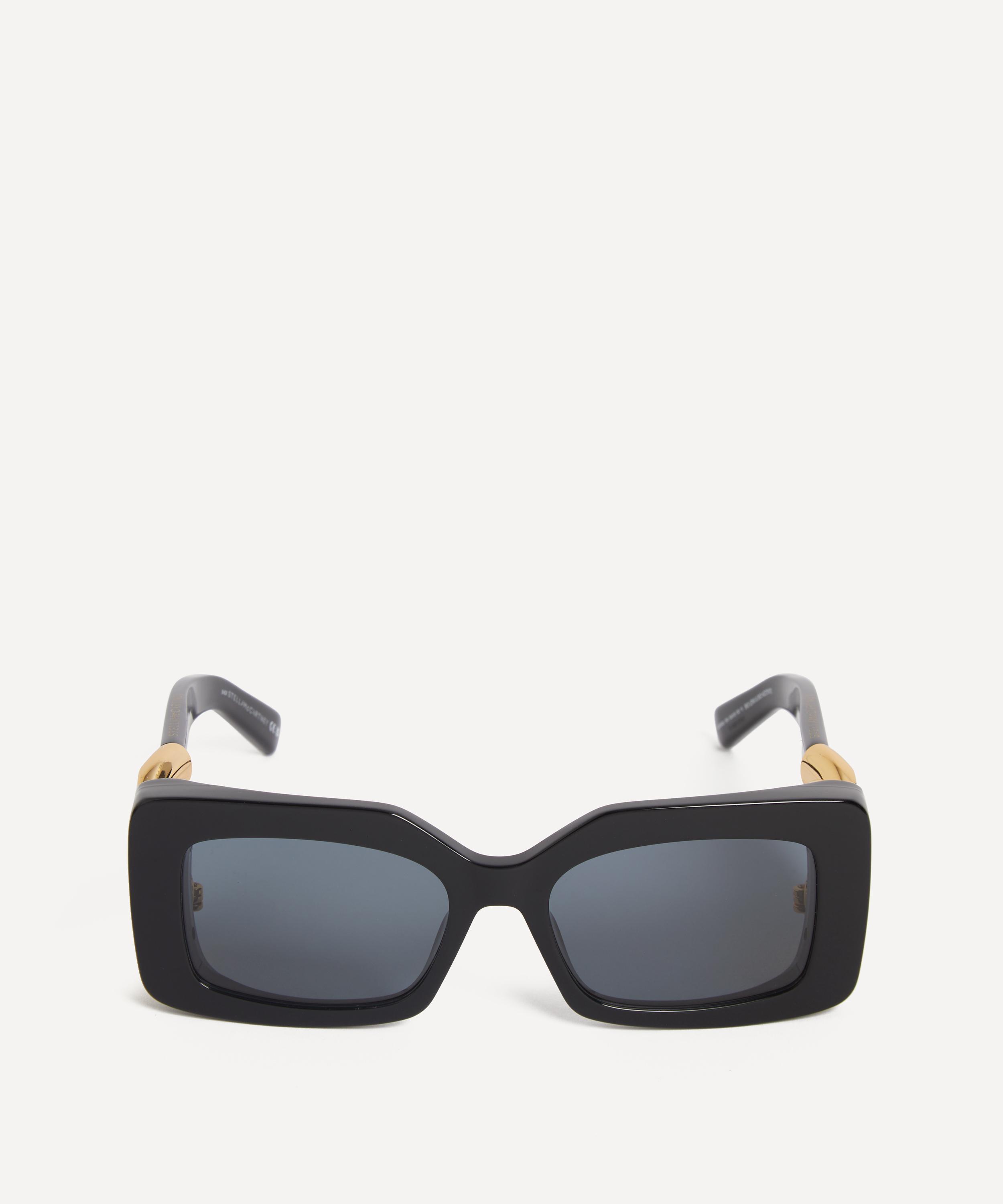 Stella McCartney - Square Chain-Link Acetate Sunglasses image number 0