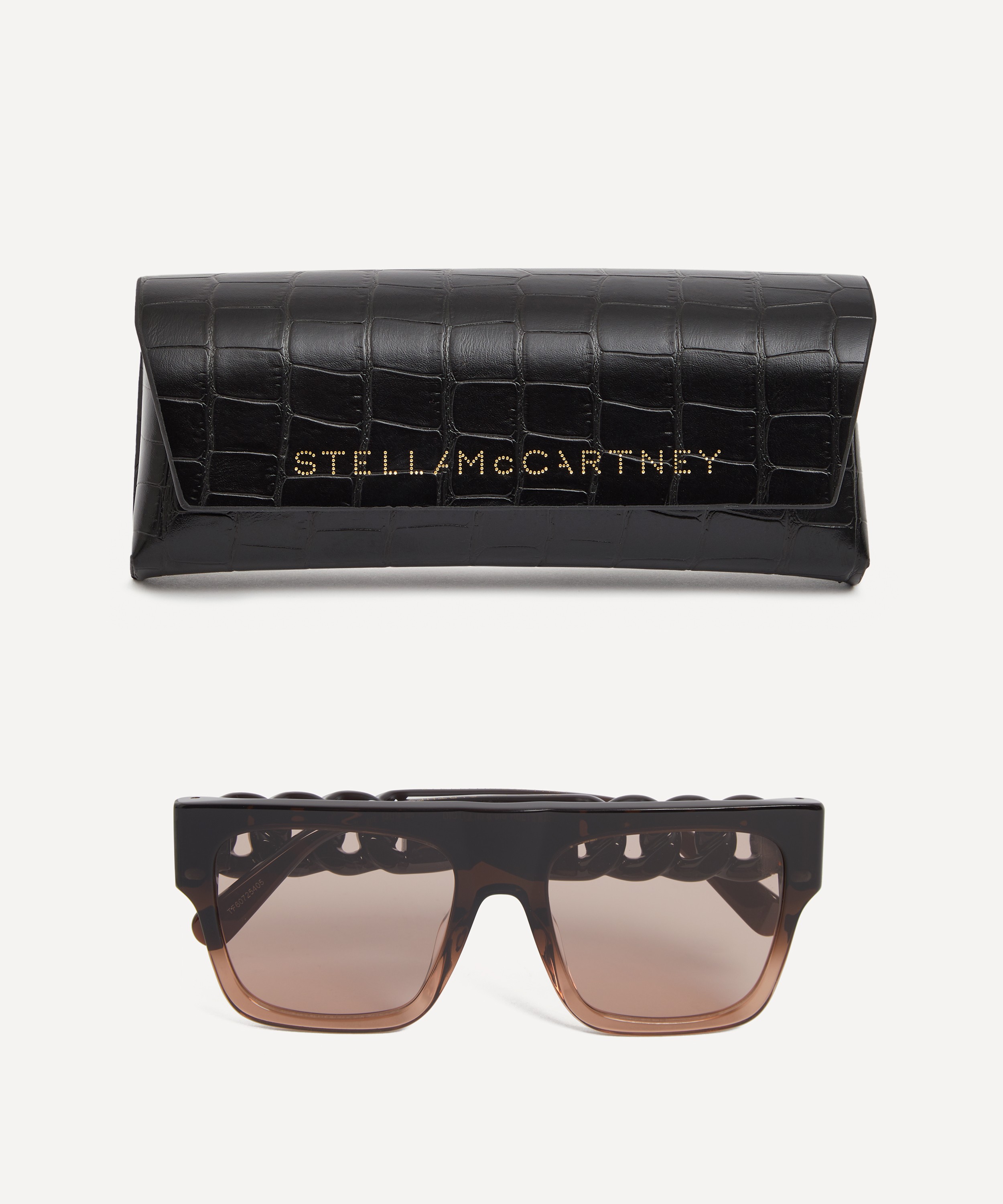 Stella McCartney - Square Two-Tone Acetate Sunglasses image number 3