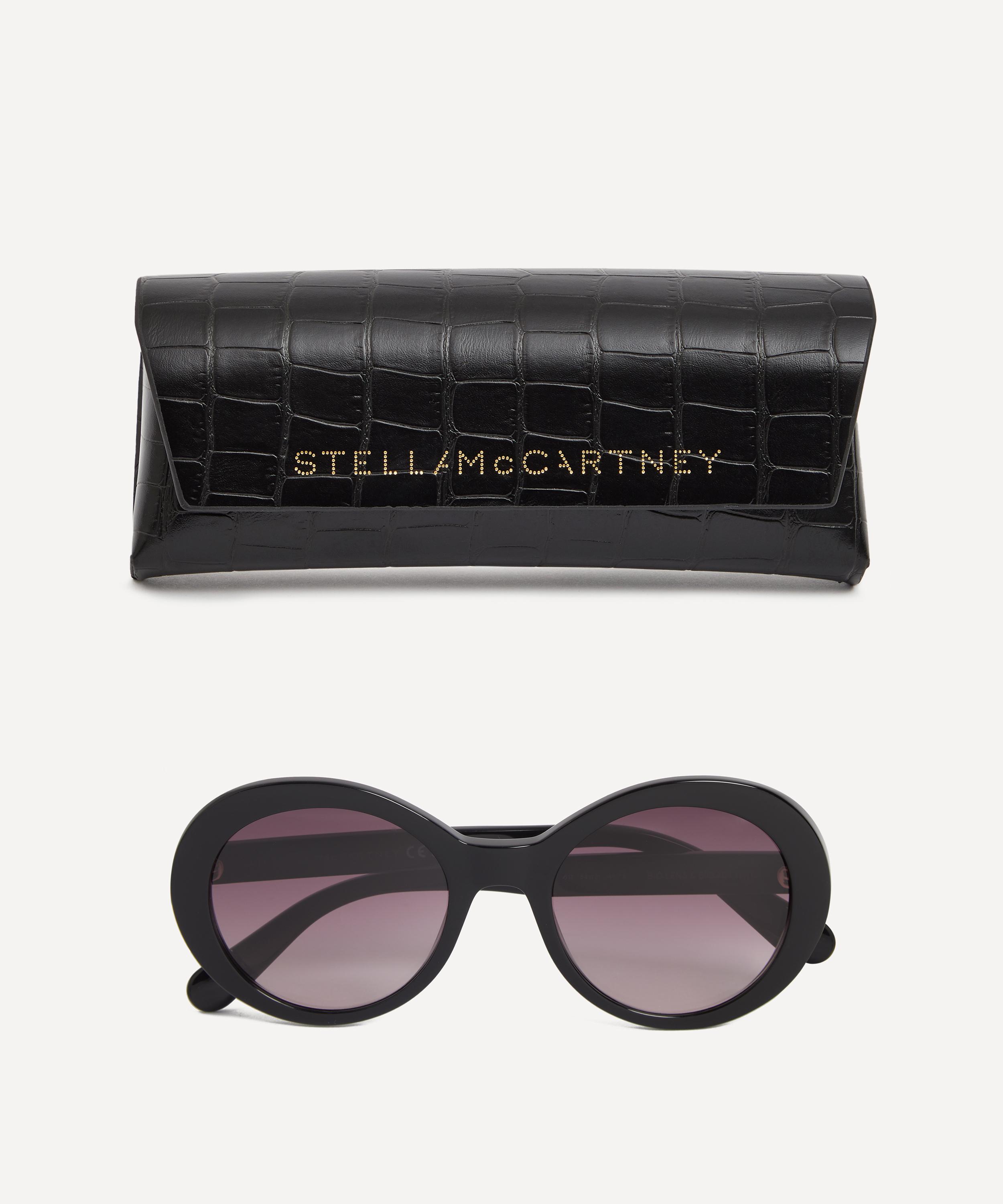 Stella McCartney - Oversized Round Acetate Sunglasses image number 3