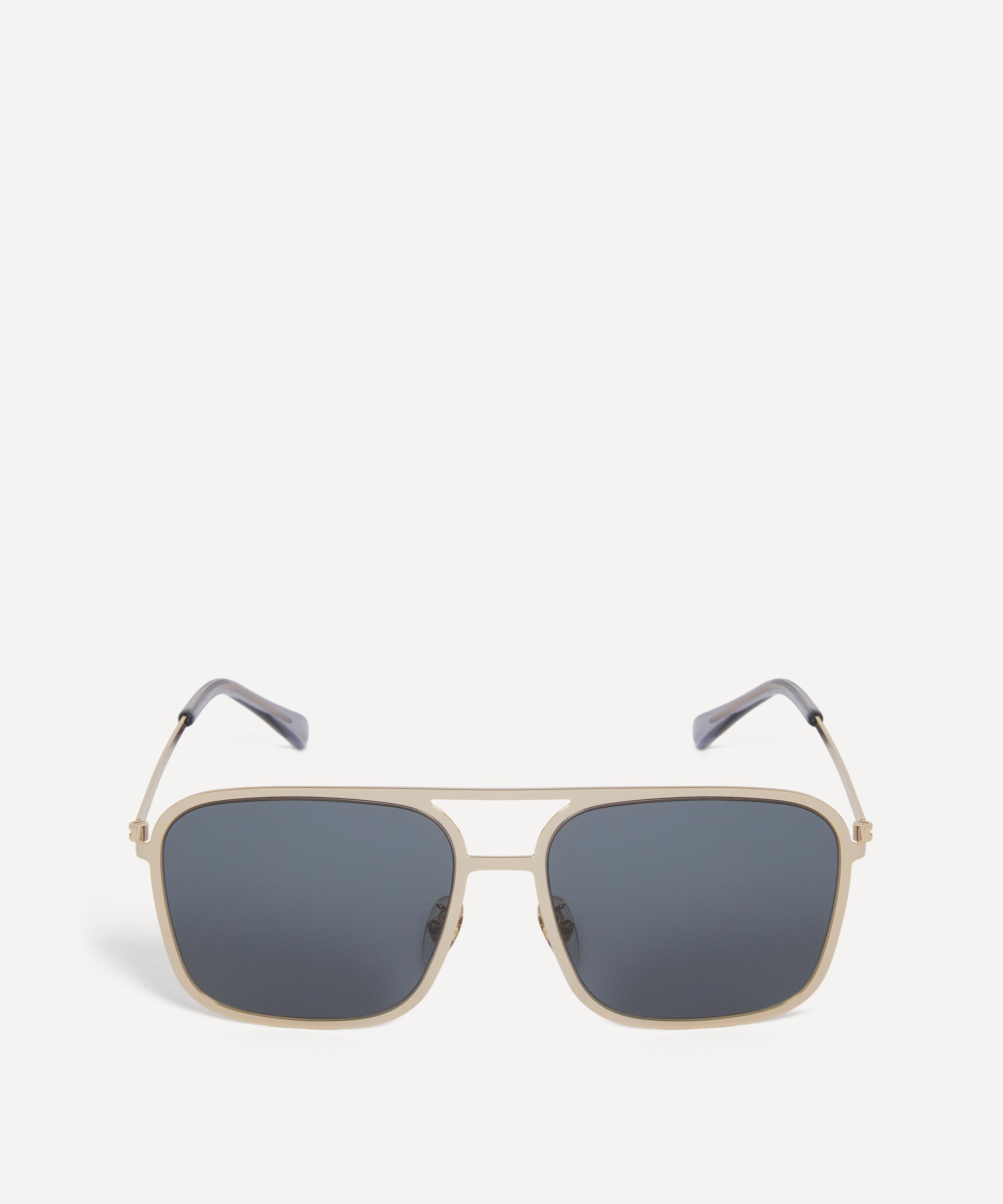 Stella McCartney - Square Aviator Metal Sunglasses image number 0