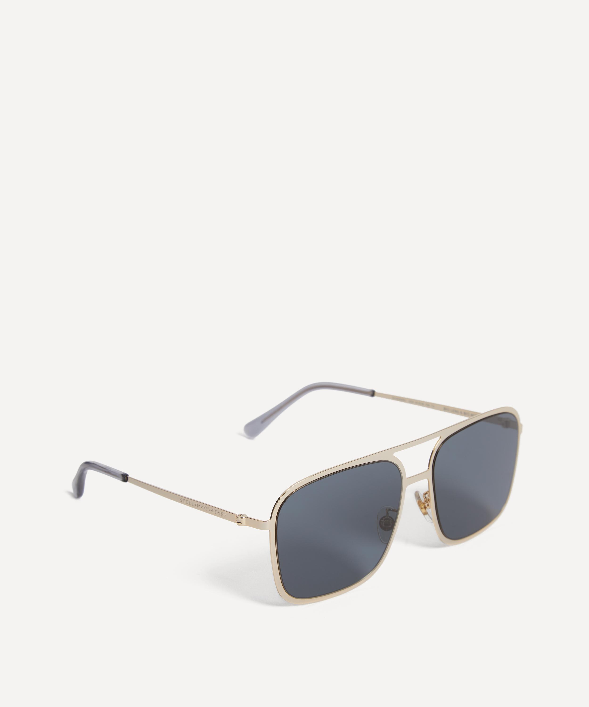 Stella McCartney - Square Aviator Metal Sunglasses image number 1