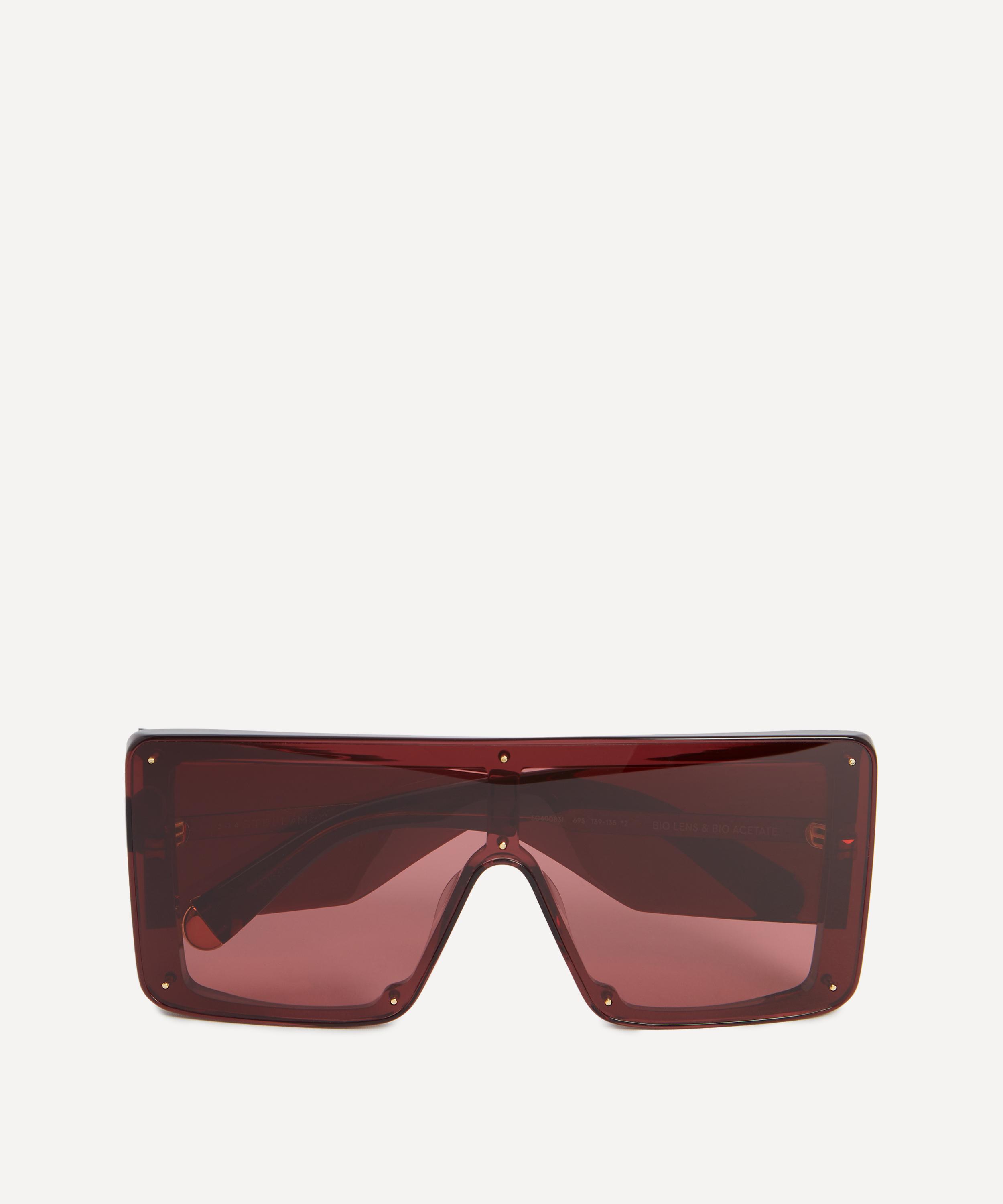 Stella McCartney - Translucent Square Acetate Sunglasses image number 3