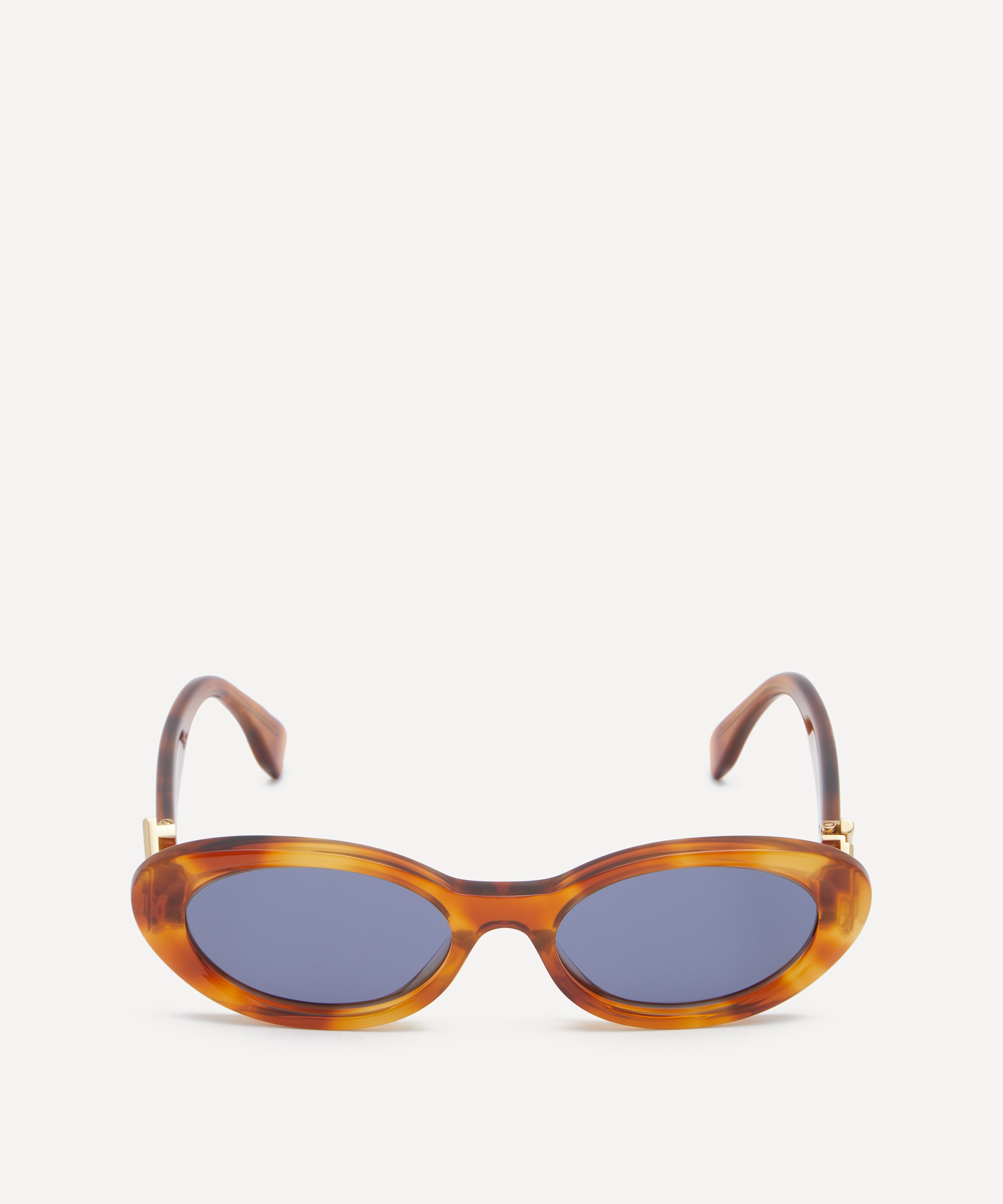 Fendi - FF Oval Acetate Sunglasses image number 0