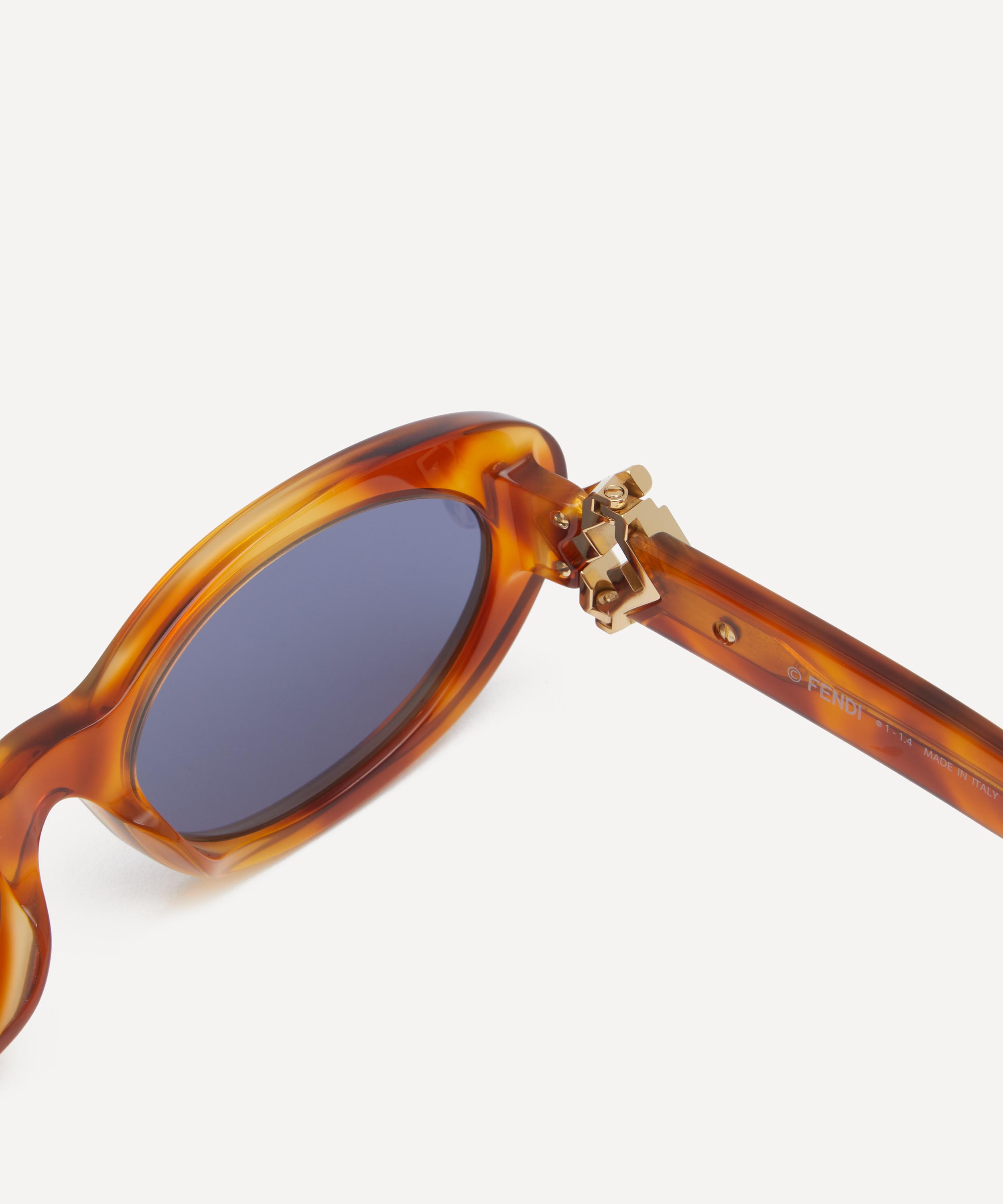 Fendi - FF Oval Acetate Sunglasses image number 2