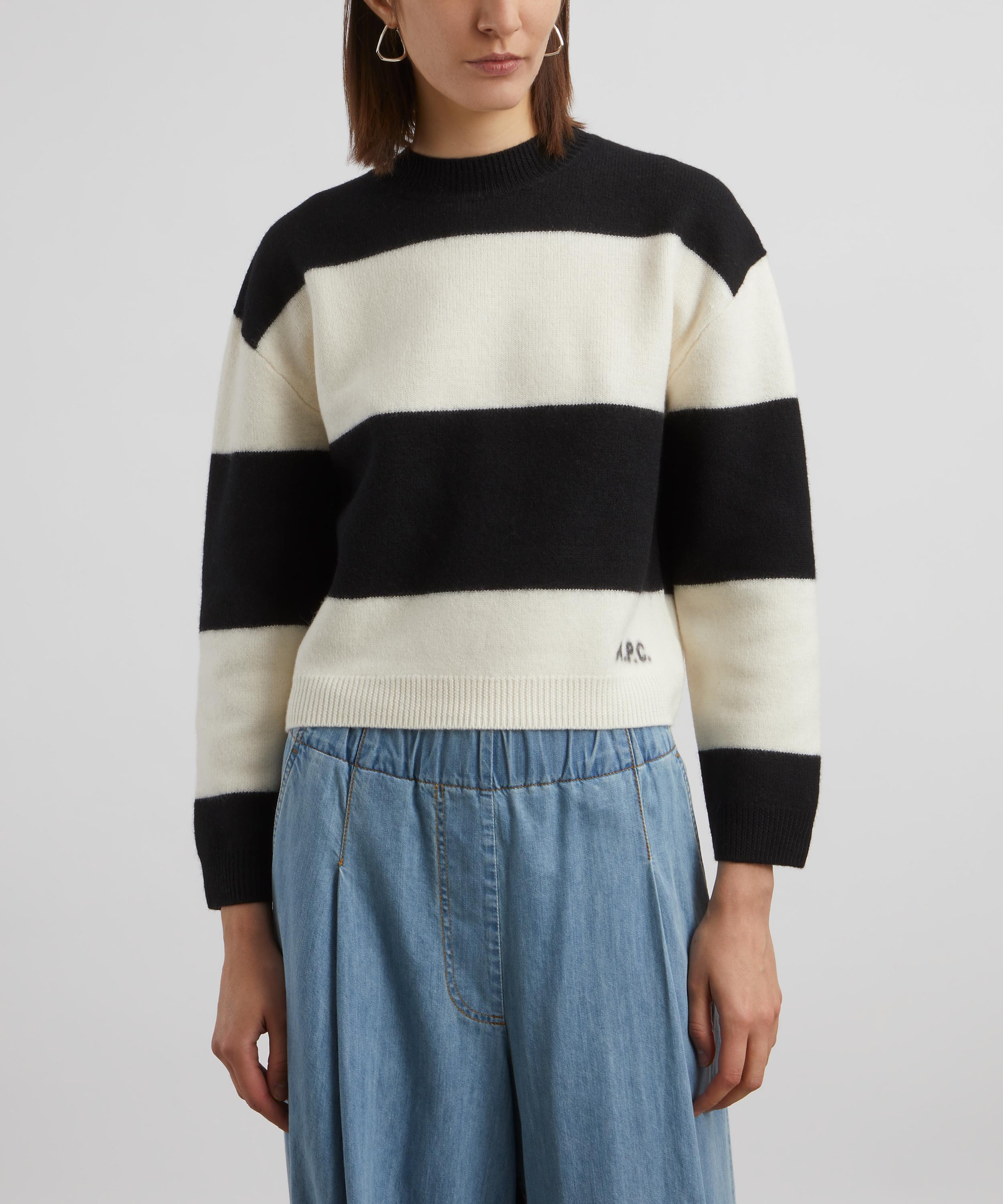 A.P.C. - Penny Striped Merino Wool Jumper image number 2