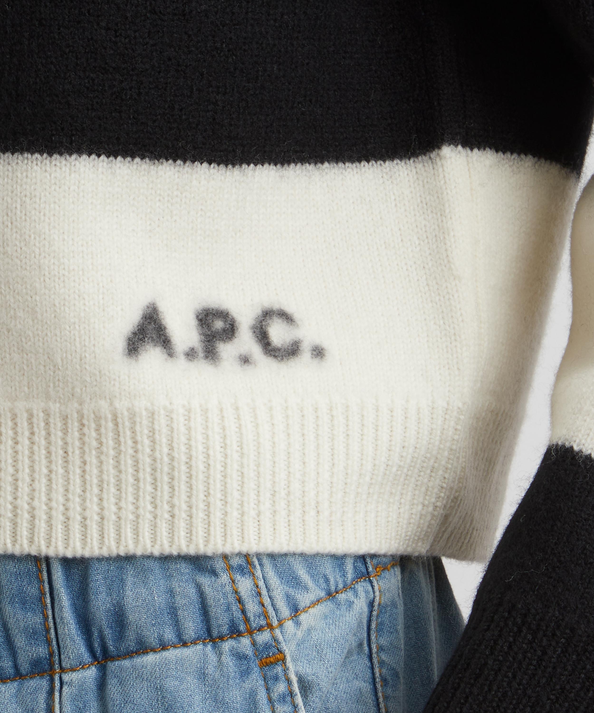 A.P.C. - Penny Striped Merino Wool Jumper image number 4