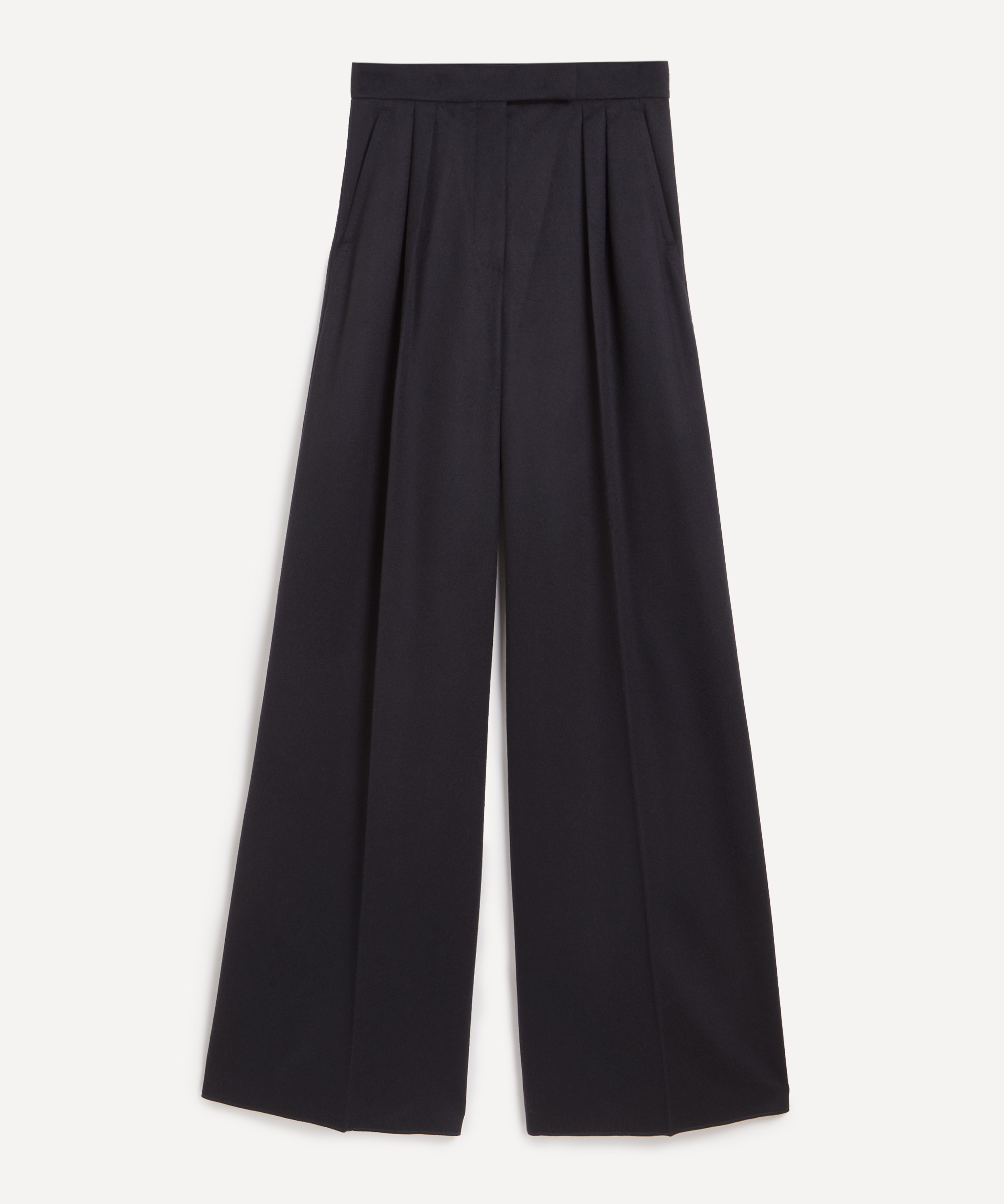 【Max Mara】 Fagus high-riseウールワイドレッグパンツ Max Mara Fagus Wide-Leg Trousers | Liberty