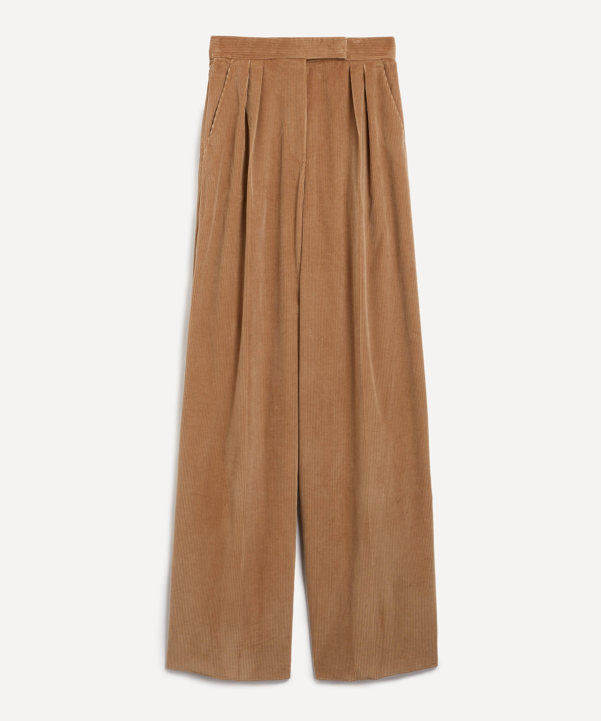 Max Mara - Gilly Corduroy High-Waisted Flared Trousers image number 0