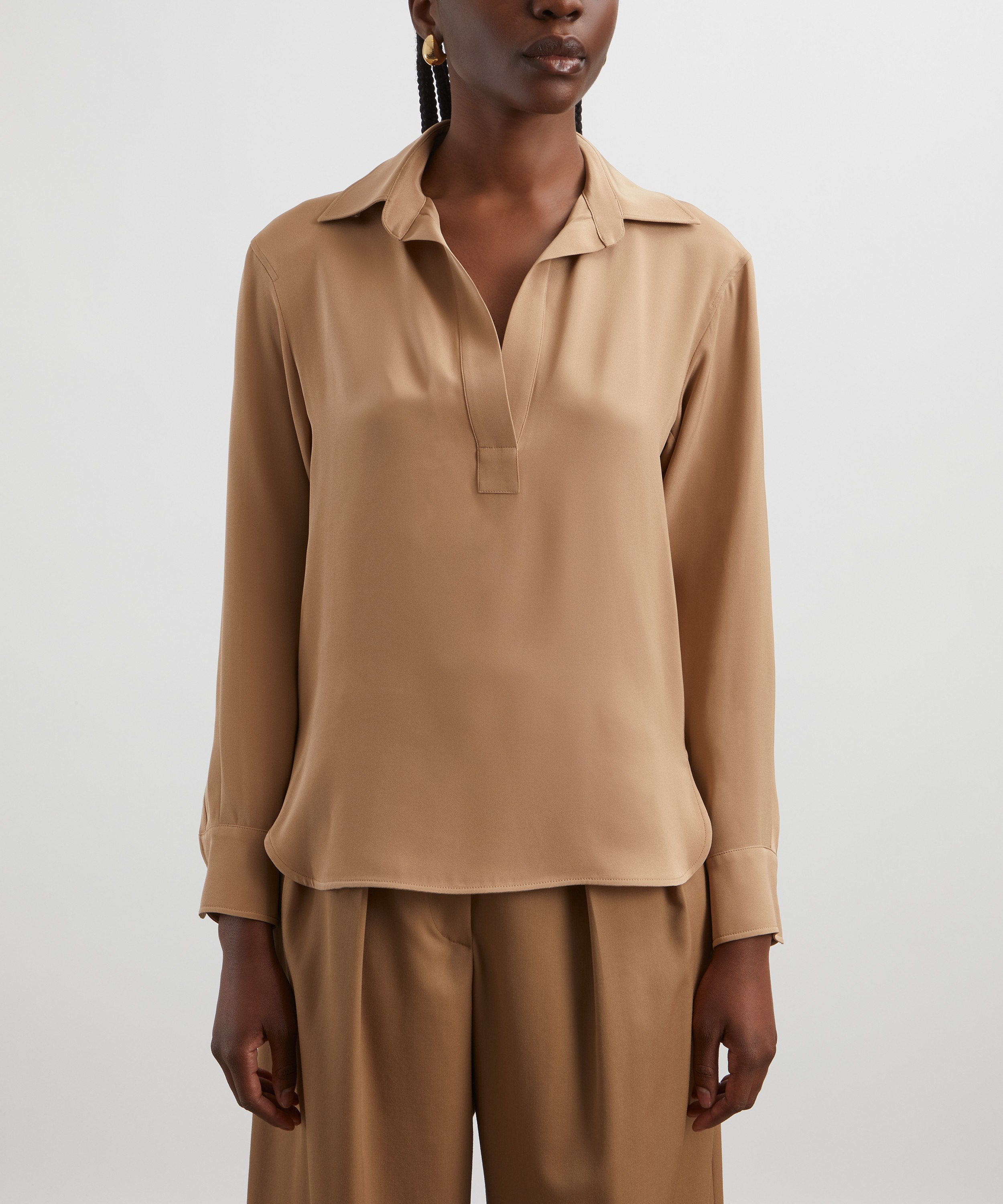 Max Mara - Zanzero Crêpe de Chine Shirt image number 2