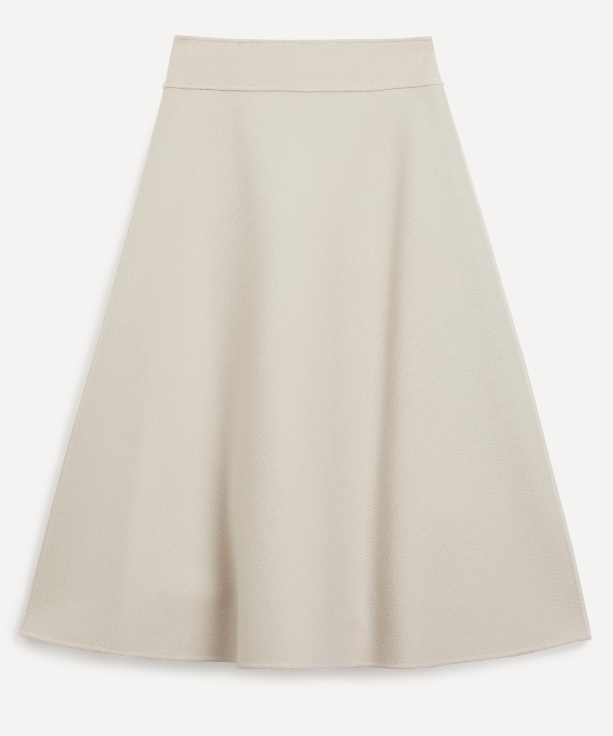 'S Max Mara - Nevada Flared A-Line Wool Skirt image number 0