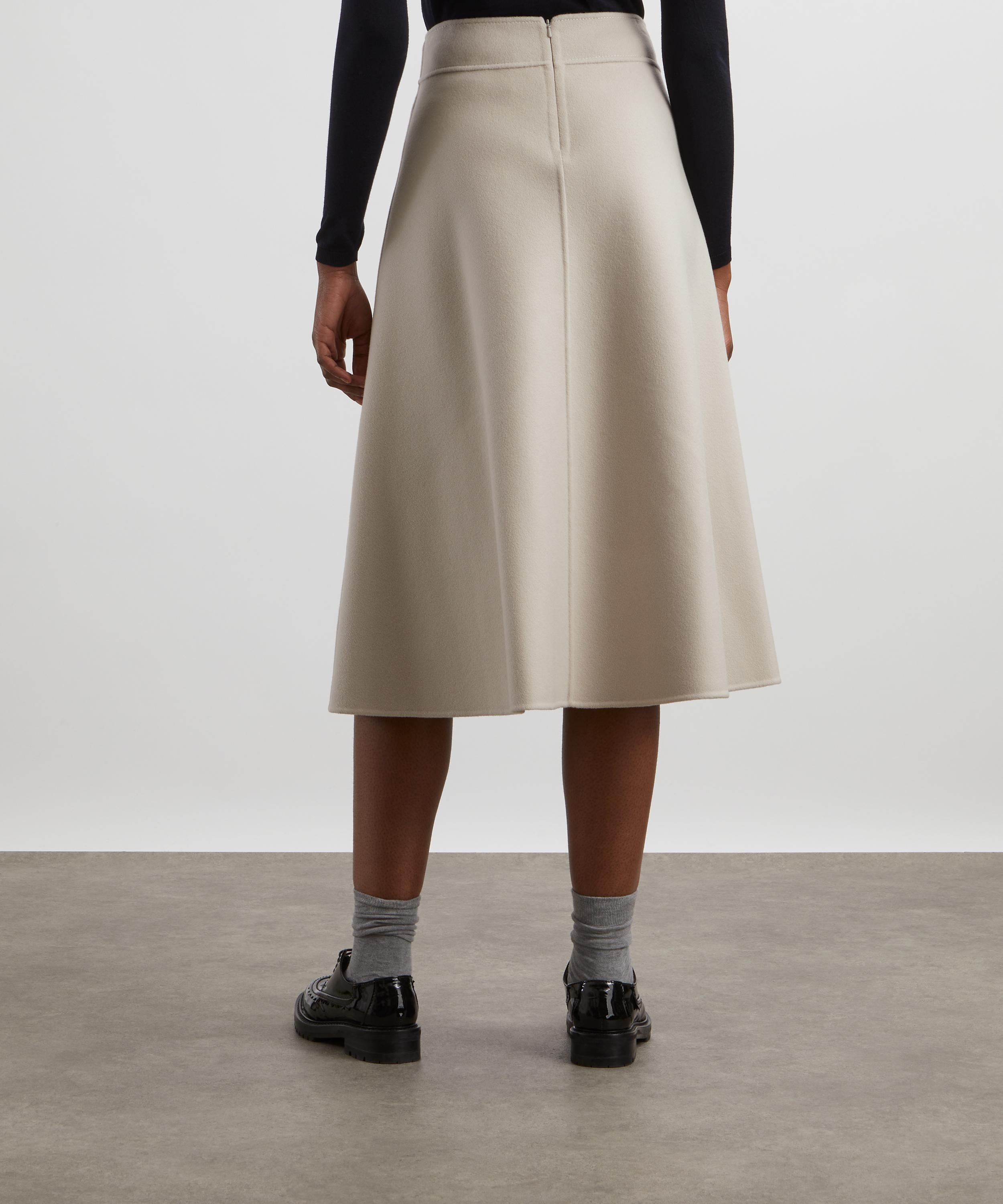 'S Max Mara - Nevada Flared A-Line Wool Skirt image number 3