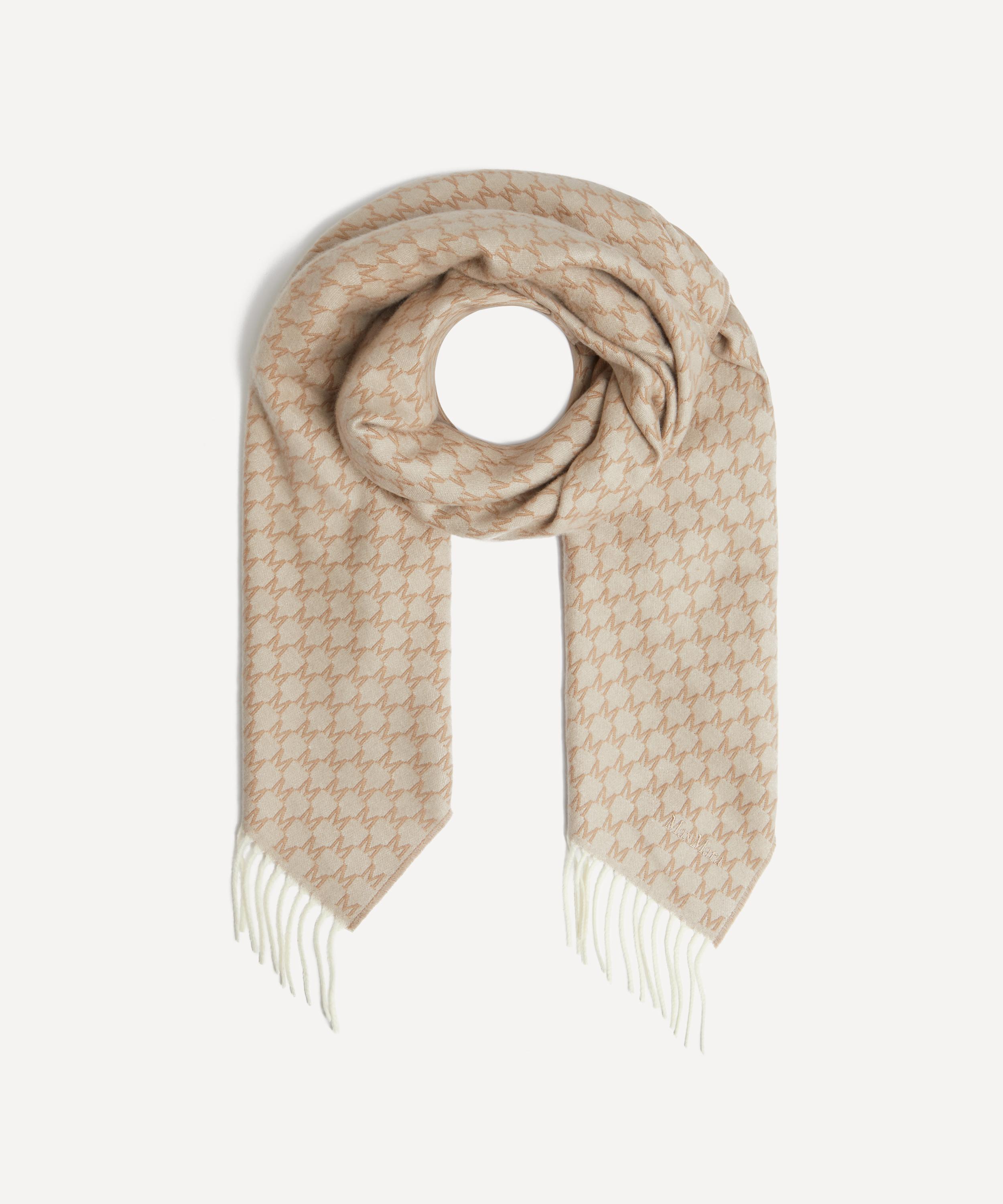 Max Mara - Aresenio Stole Logo Jacquard Scarf image number 0