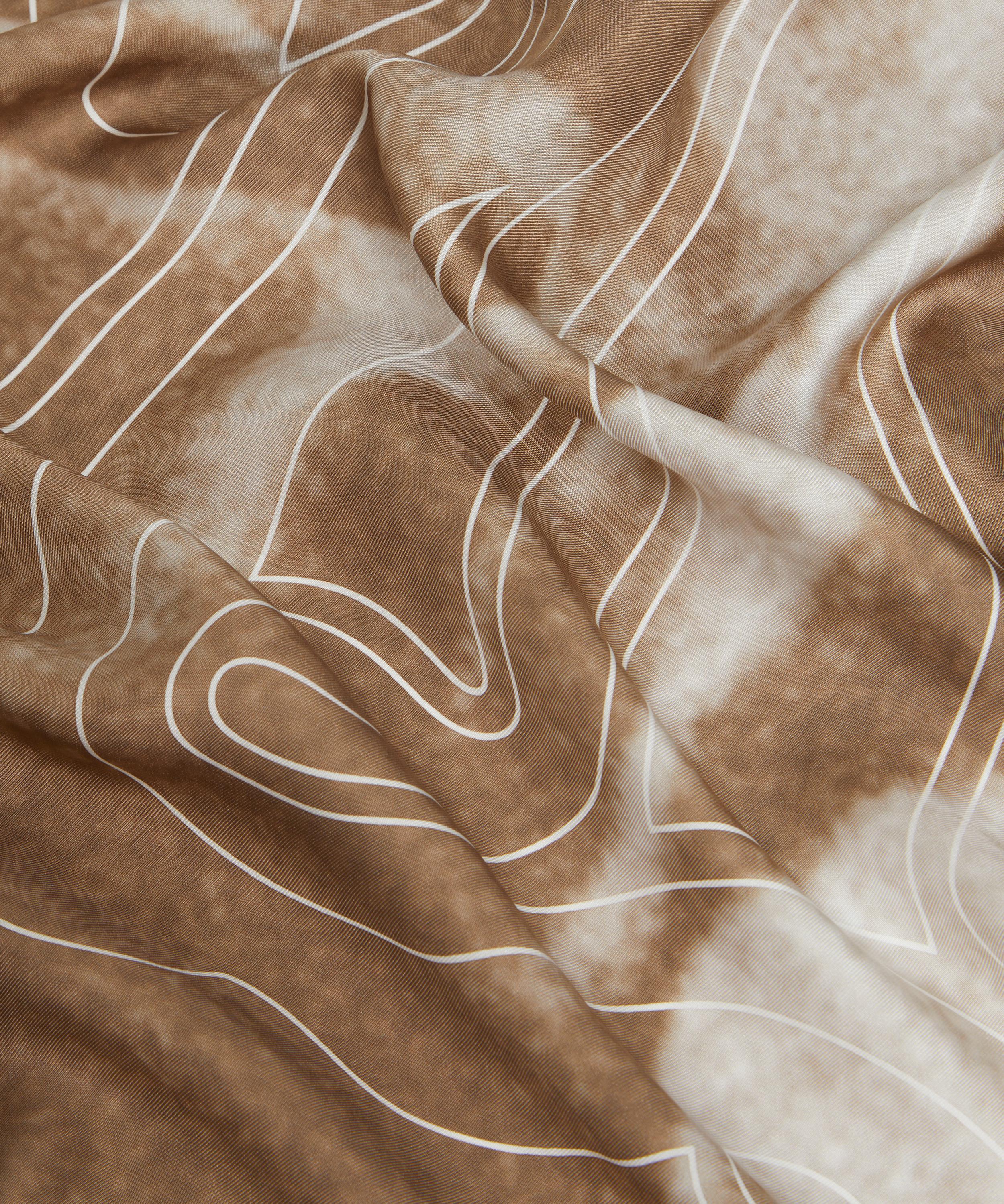Max Mara - Carre 90 Stole Logo-Jacquard Silk Scarf image number 3