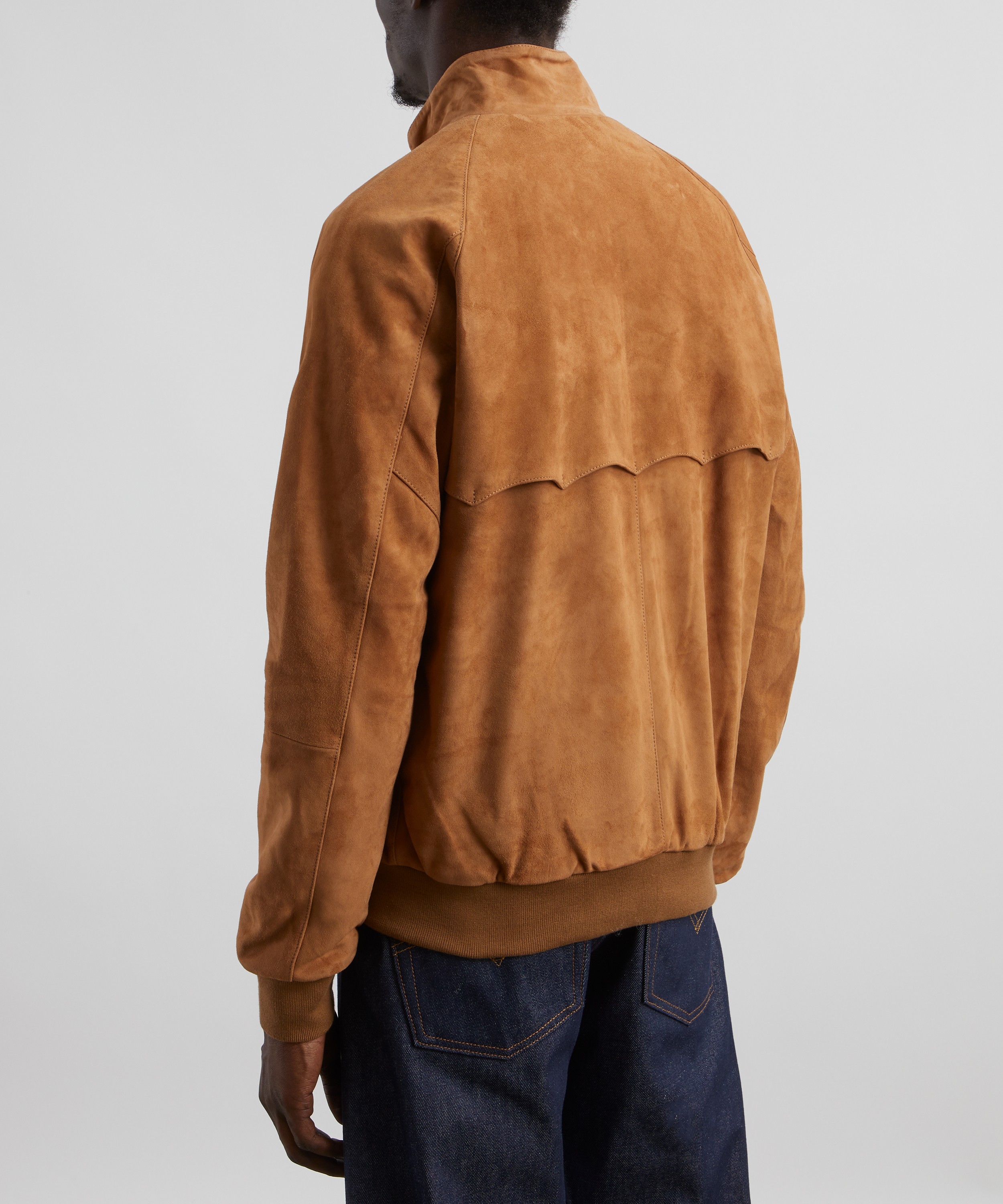 Baracuta - G9 Suede Harrington Jacket image number 3