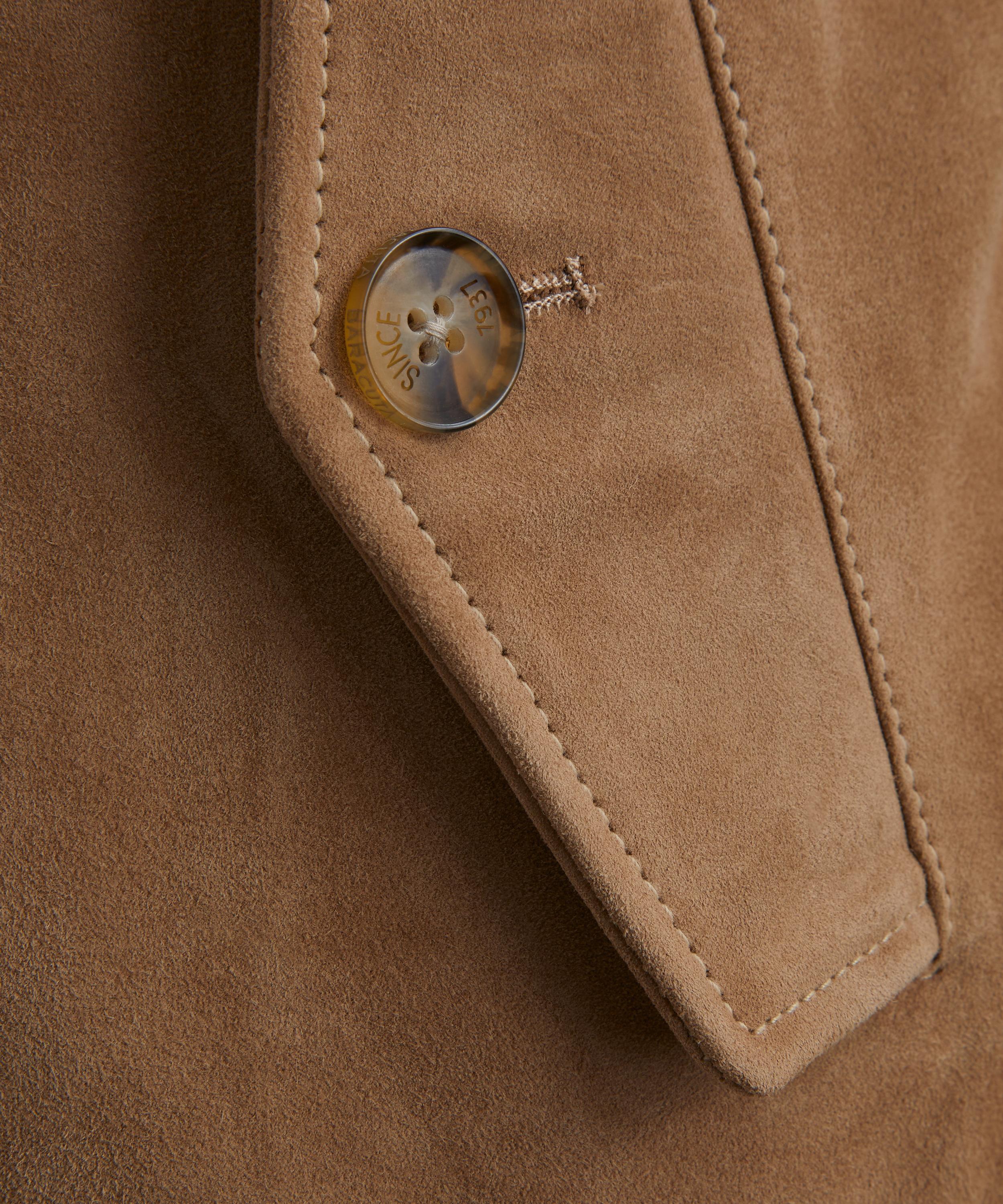 Baracuta - G9 Suede Harrington Jacket image number 4