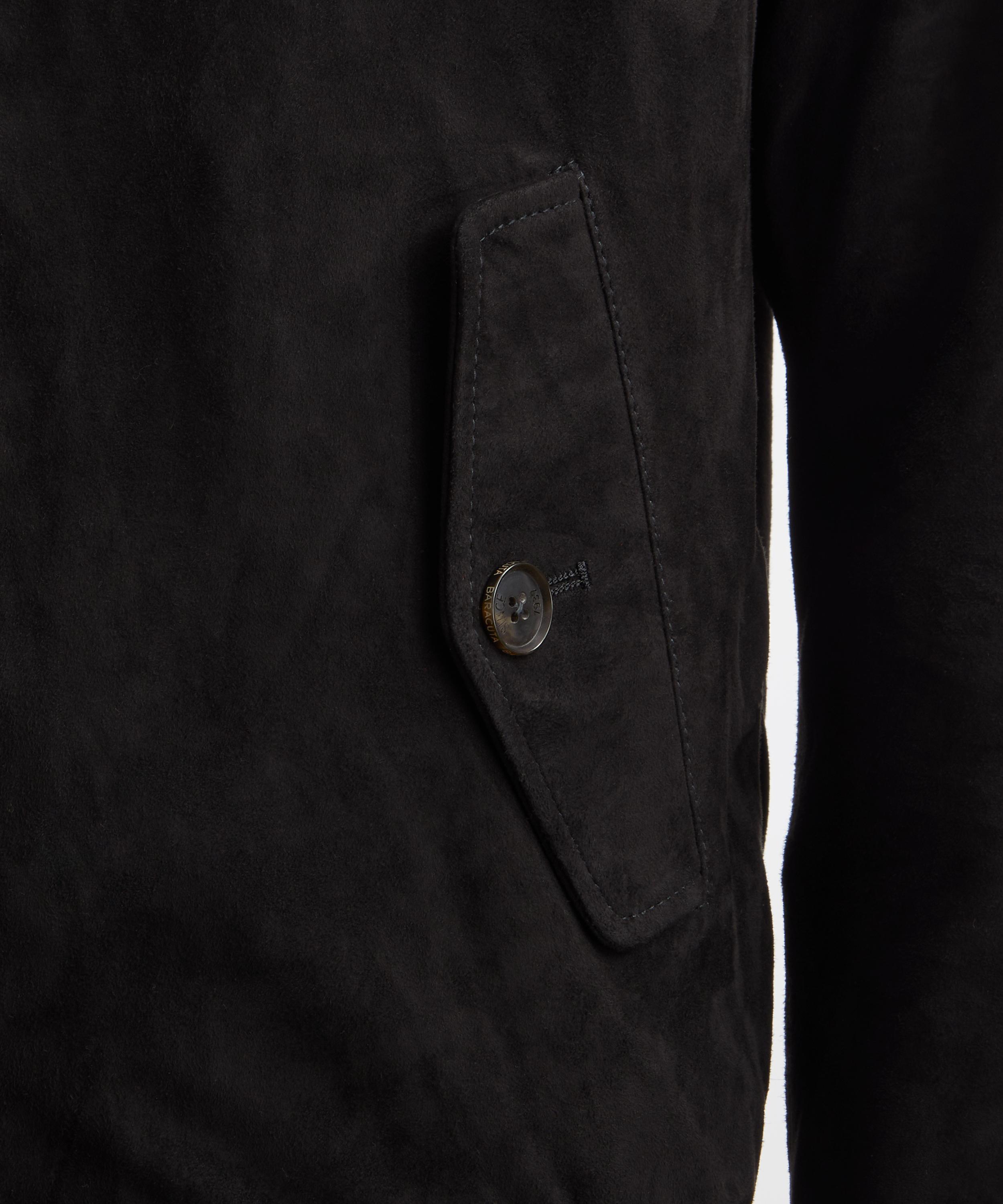 Baracuta - G9 Suede Harrington Jacket image number 4