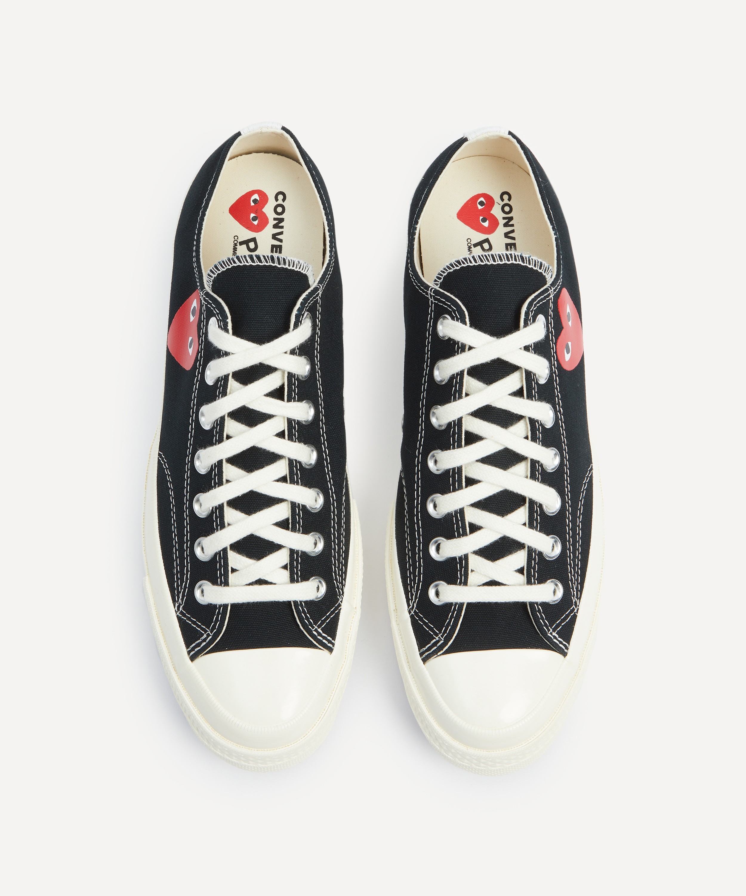 Comme des Garçons Play - x Converse PLAY Chuck 70 Small Heart Low-Top Trainers image number 1