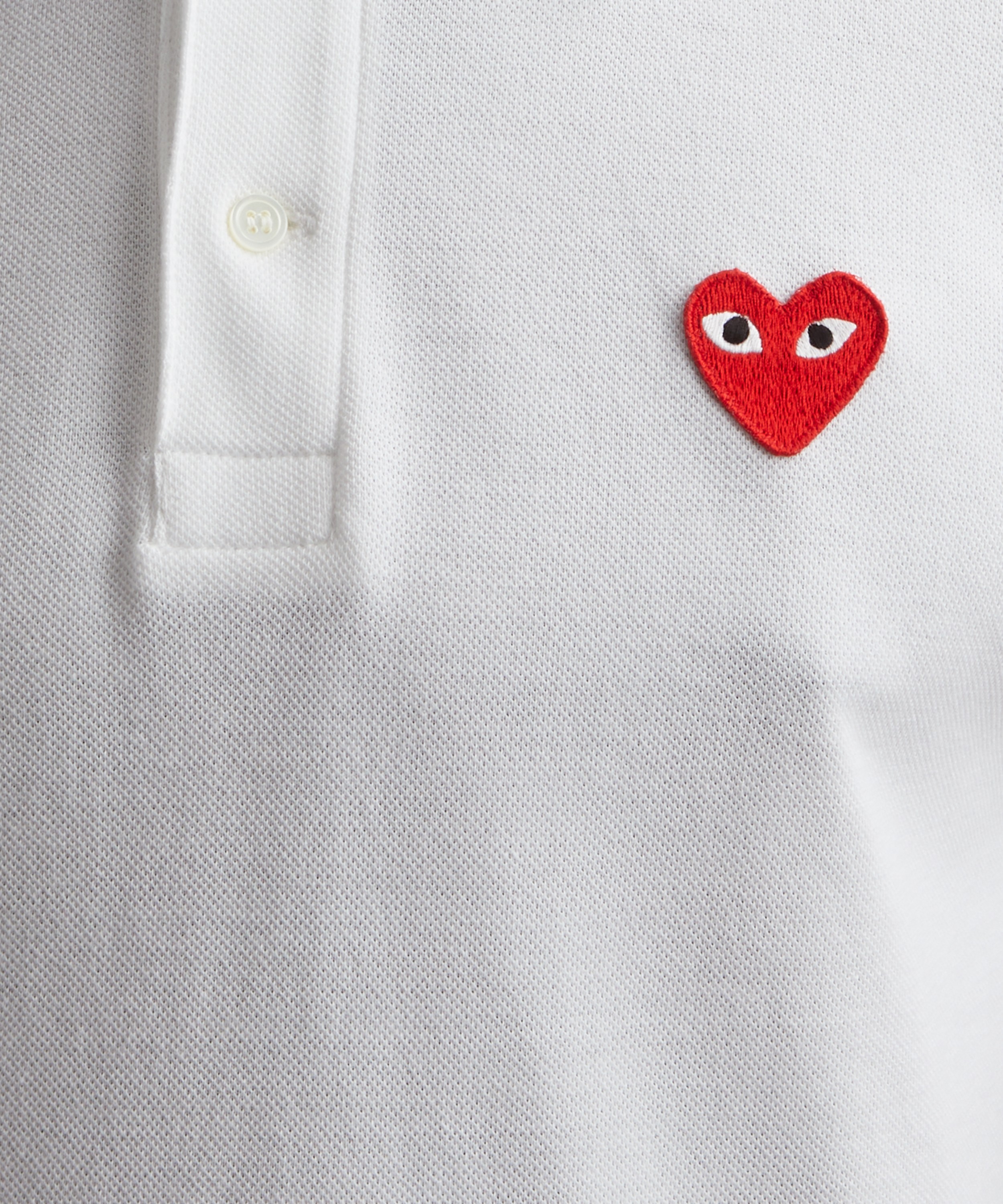 Comme des Garçons Play - Red Heart Polo Shirt image number 4