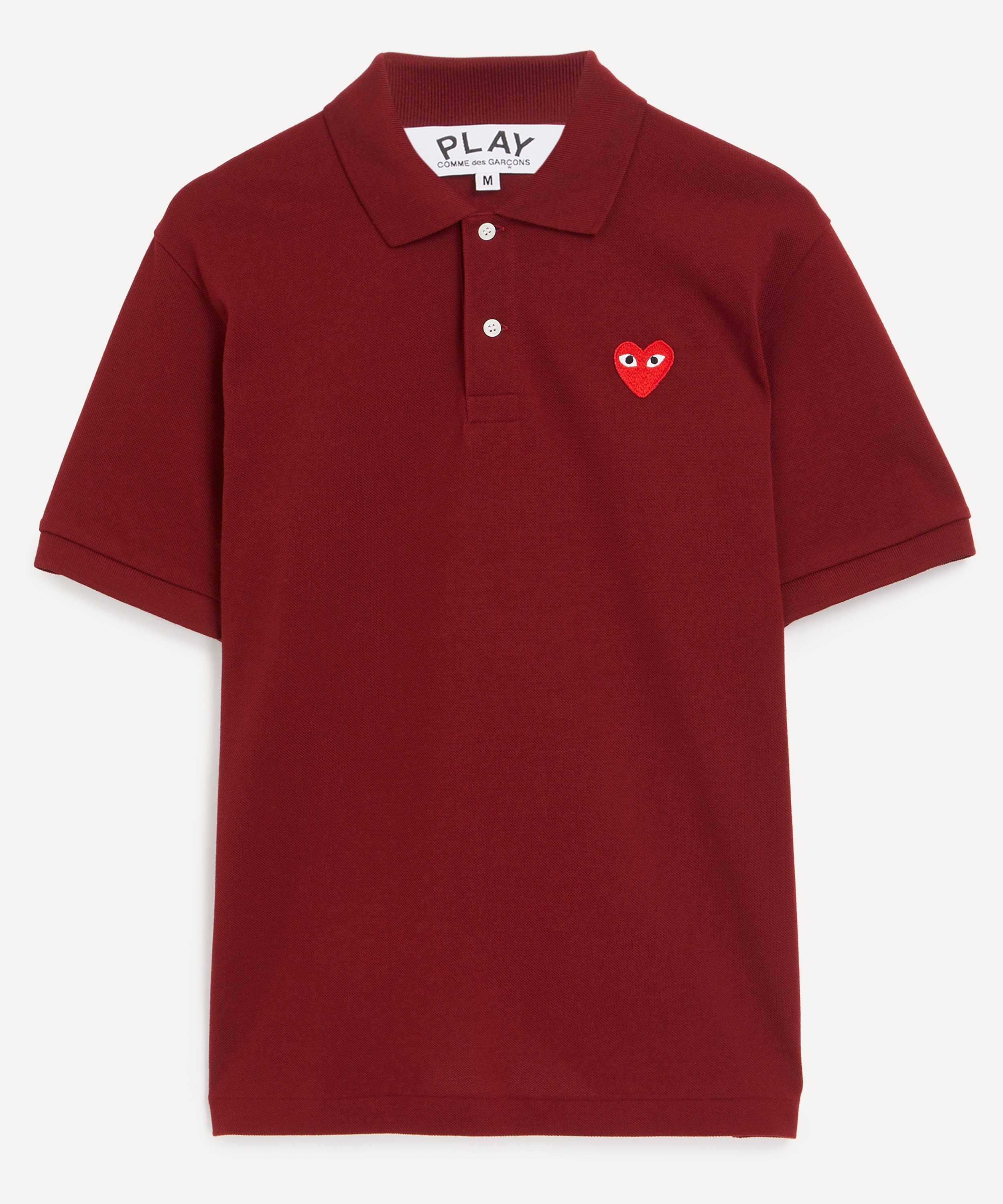 Comme des Garçons Play - Red Heart Polo Shirt image number 0