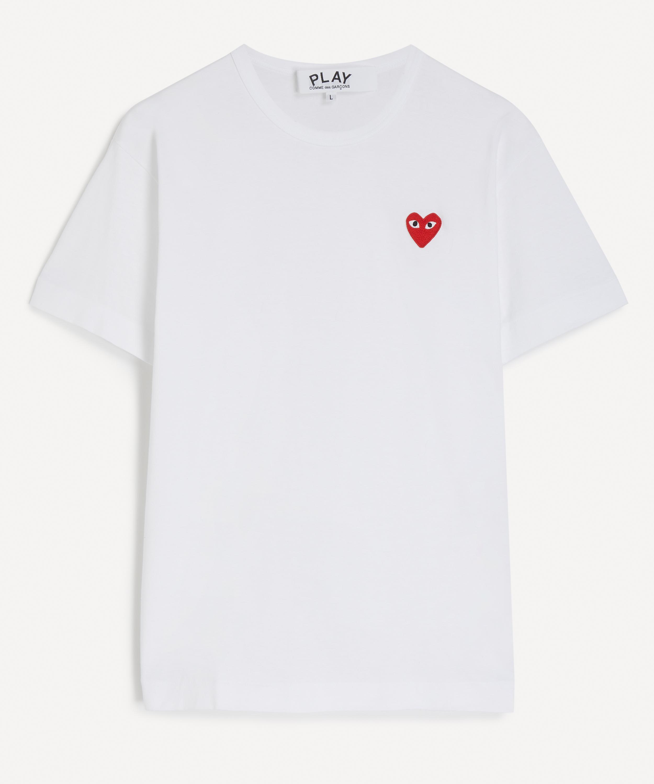 Comme des Garçons Play - Red Heart Logo T-Shirt