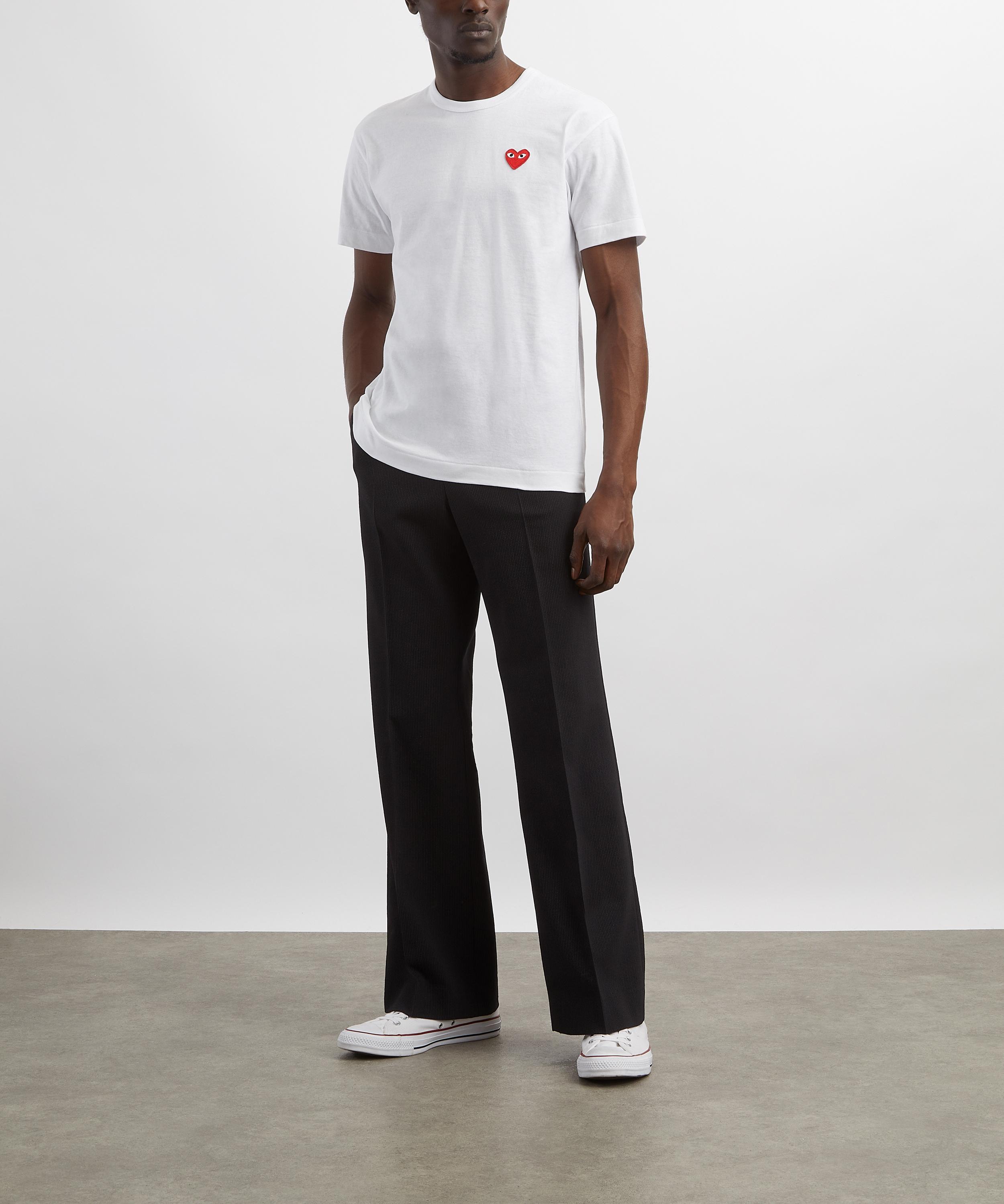 Comme des Garçons Play - Red Heart Logo T-Shirt image number 1