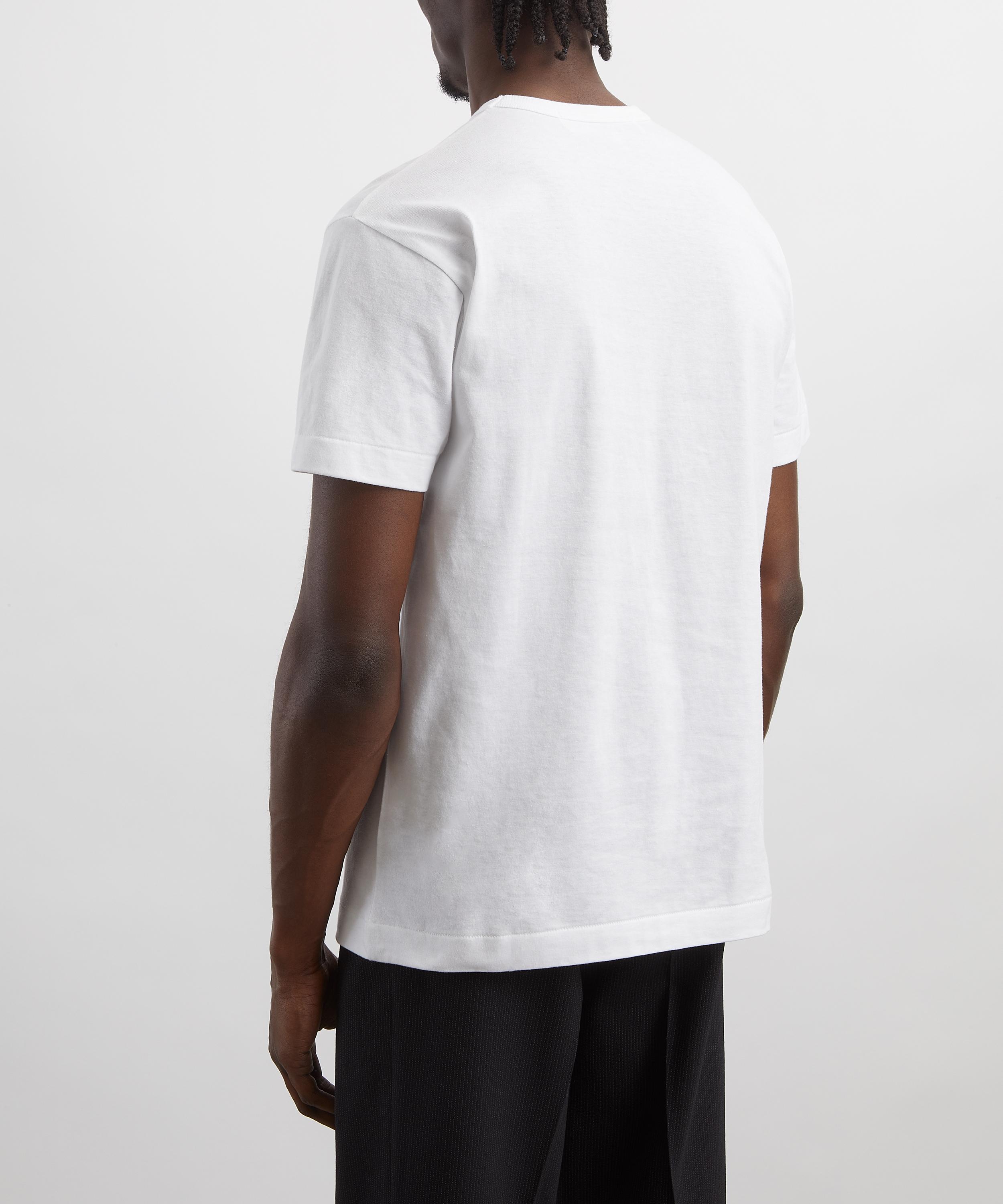 Comme des Garçons Play - Red Heart Logo T-Shirt image number 3