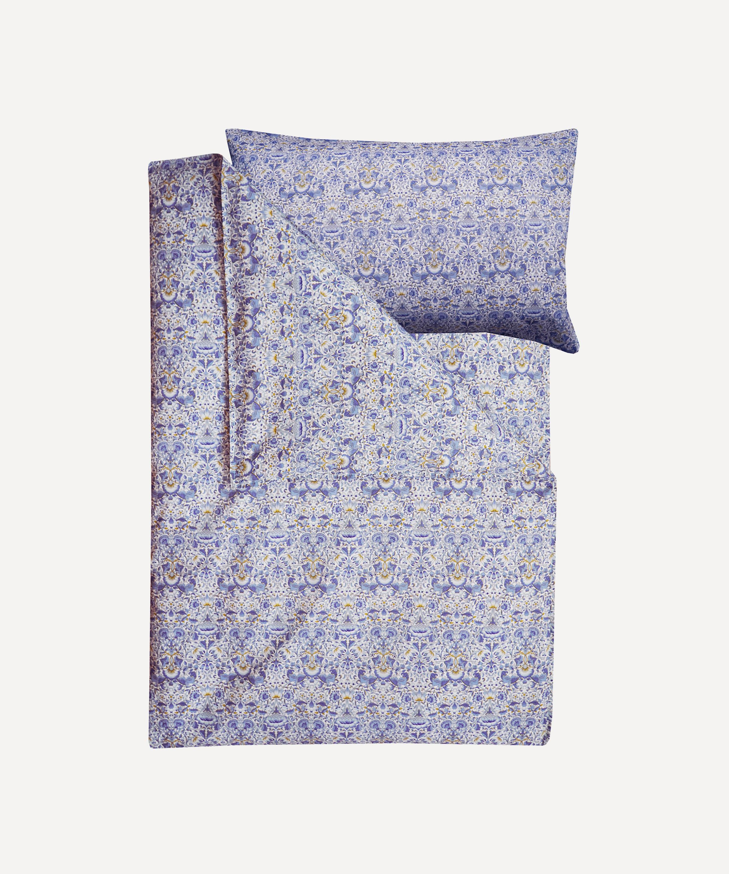 Coco & Wolf - Lodden China Blue Single Duvet Cover Set image number 0