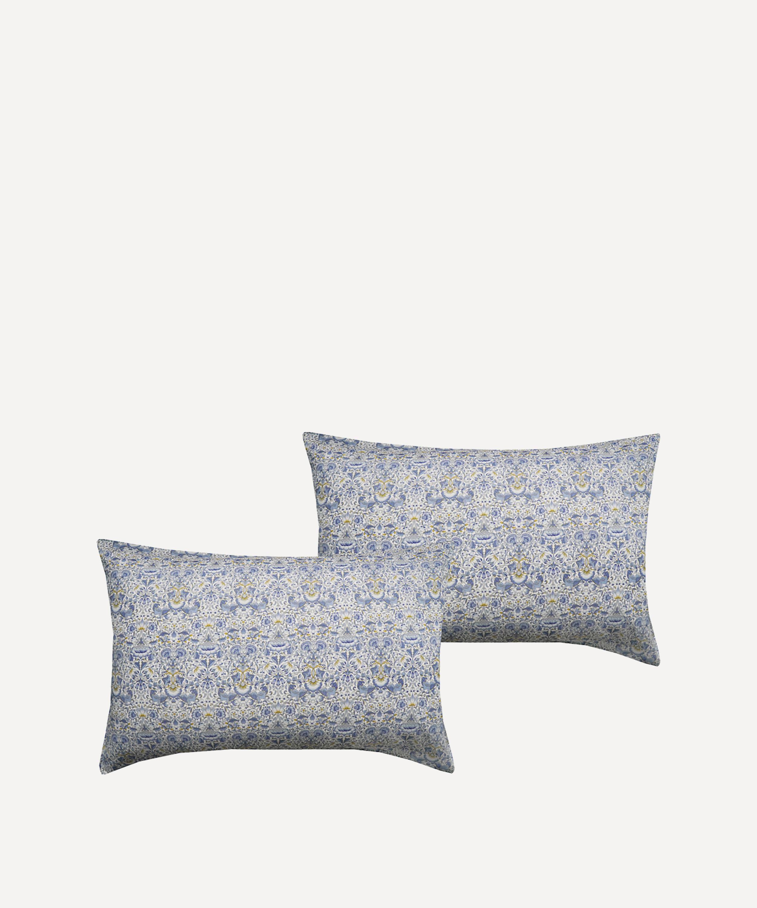 Coco & Wolf - Lodden China Blue Double Duvet Cover Set image number 2