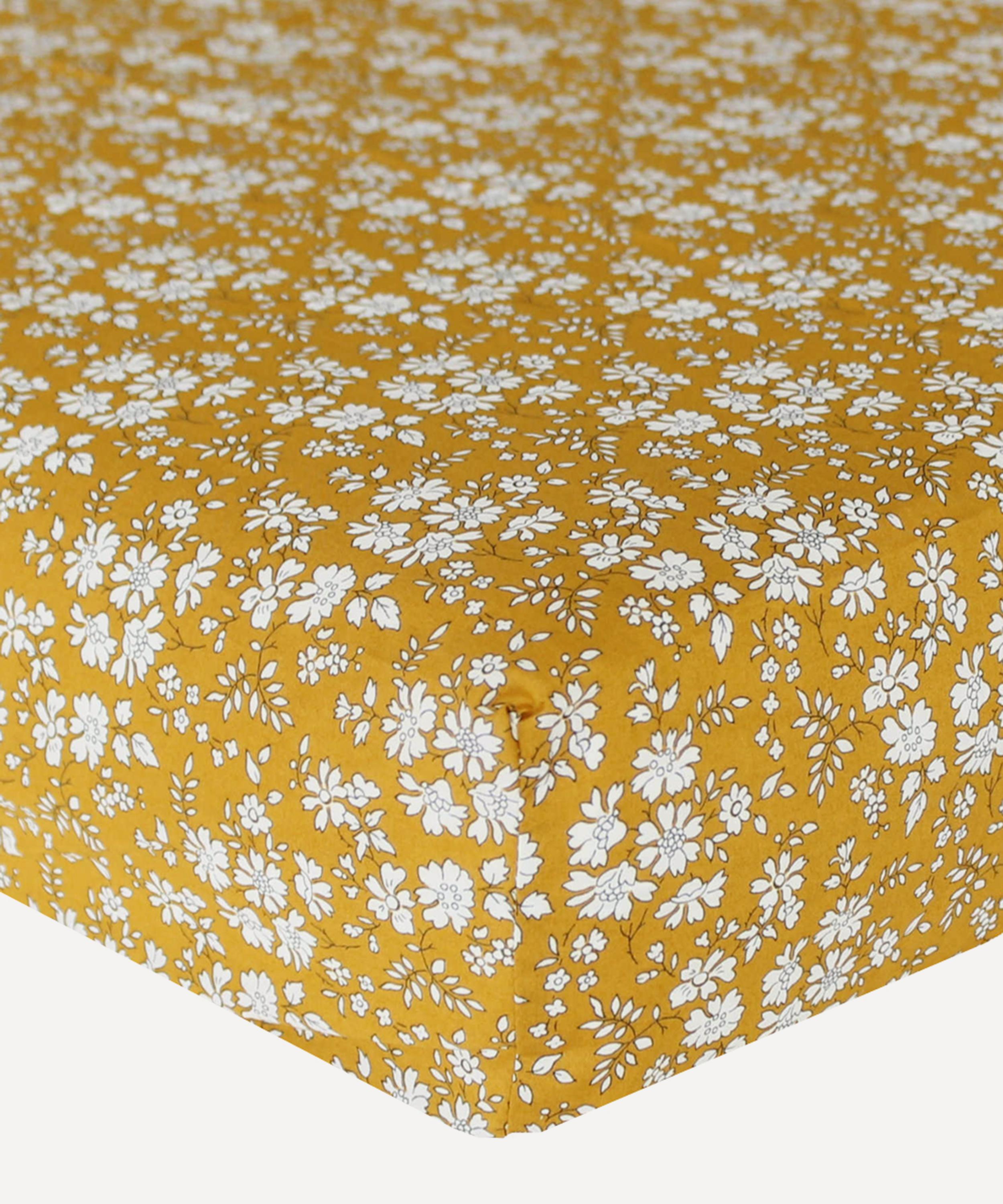 Coco & Wolf - Capel Blossom Mustard Tana Lawn™ Cotton King Fitted Sheet image number 0