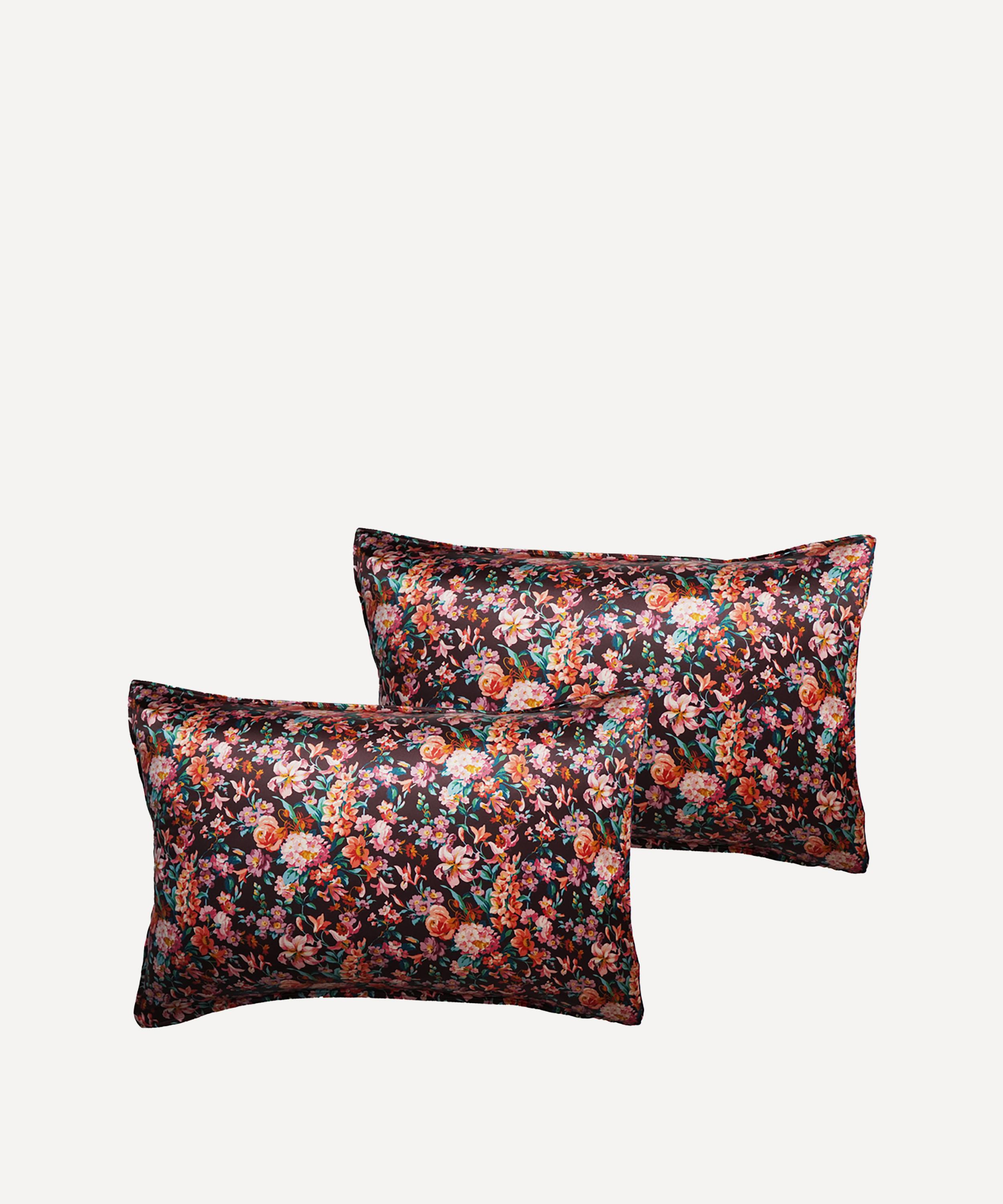 Coco & Wolf - Montague Mews Mulberry Silk Pillowcases Set of Two image number 0