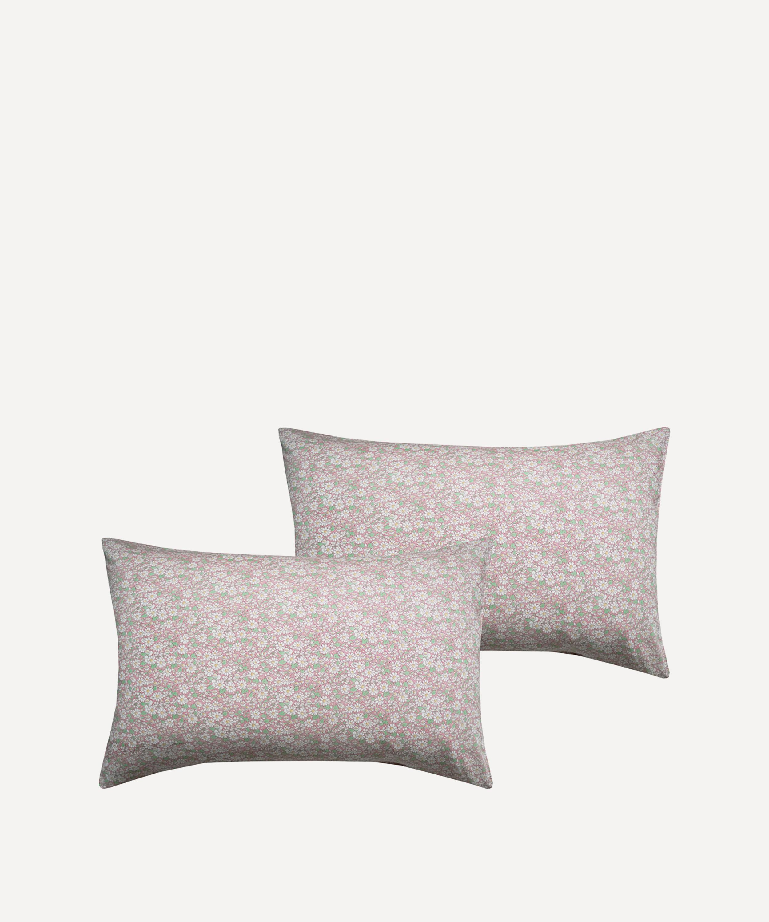 Coco & Wolf - Alice W Pink Tana Lawn™ Cotton Pillowcases Set of Two image number 0