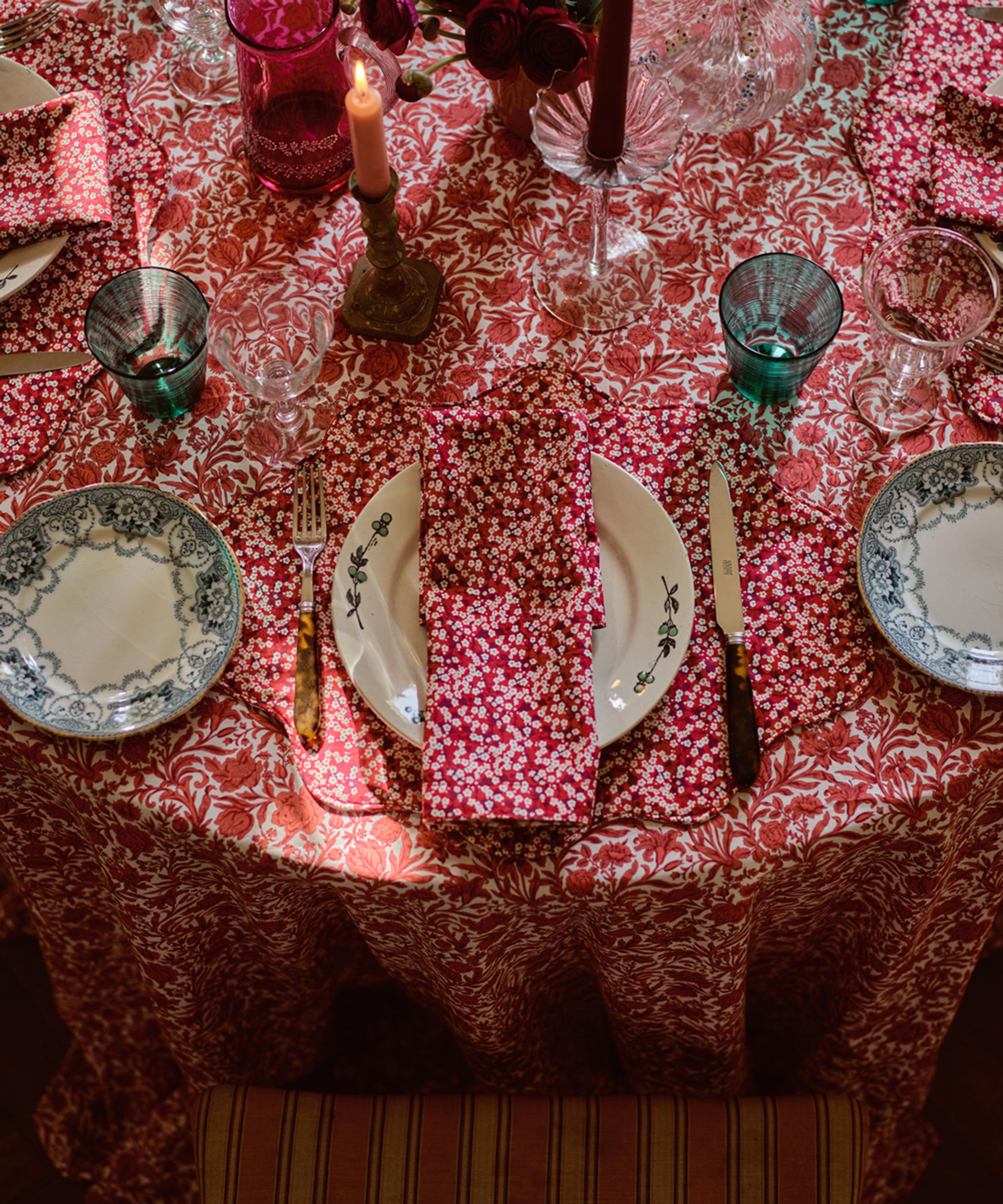 Coco & Wolf - Sambourne and Miti Valeria Stitch Edge Napkins Set of Two image number 1