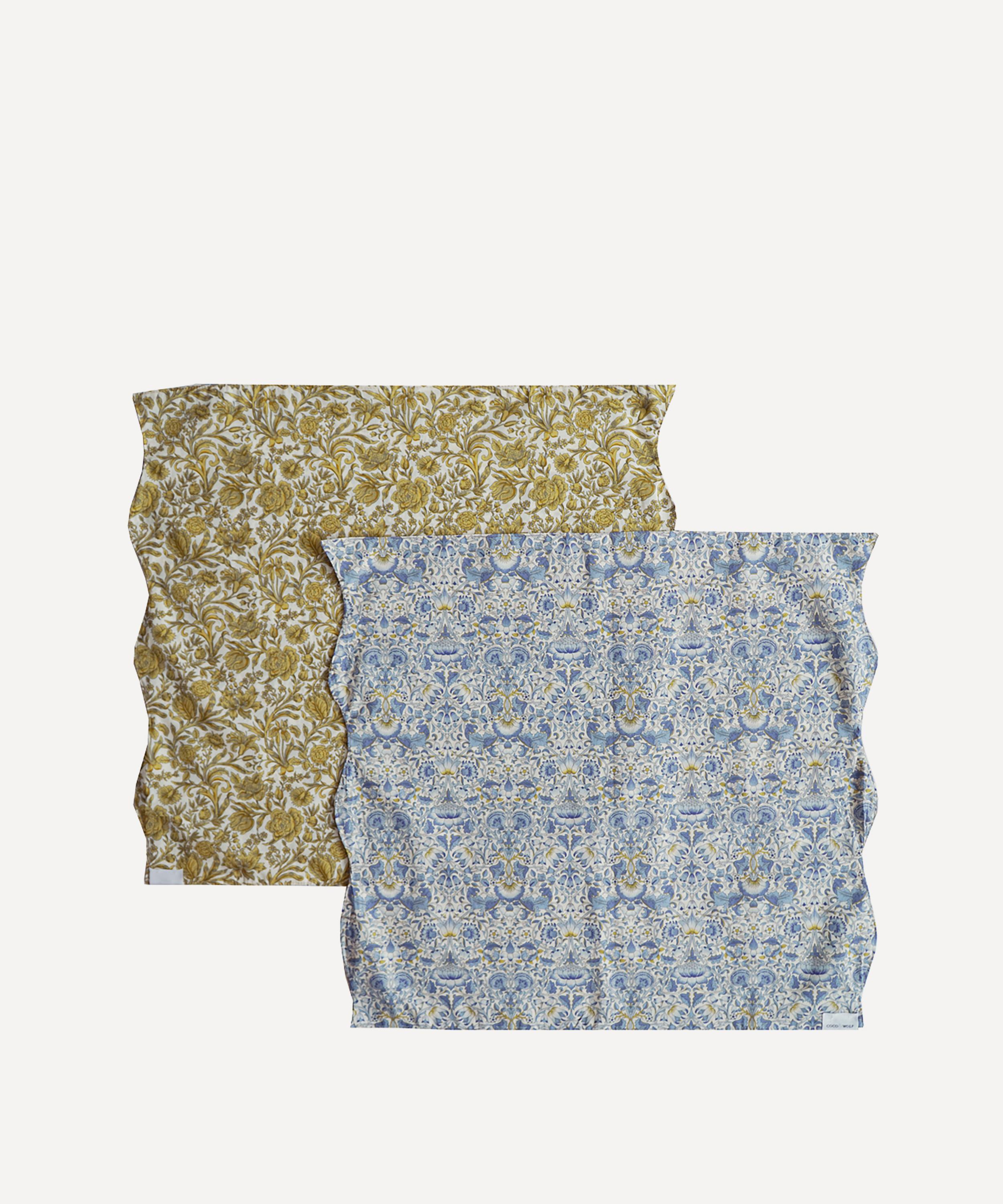 Coco & Wolf - Lodden and Sambourne Reversible Wavy Edge Napkin Set of Two image number 1