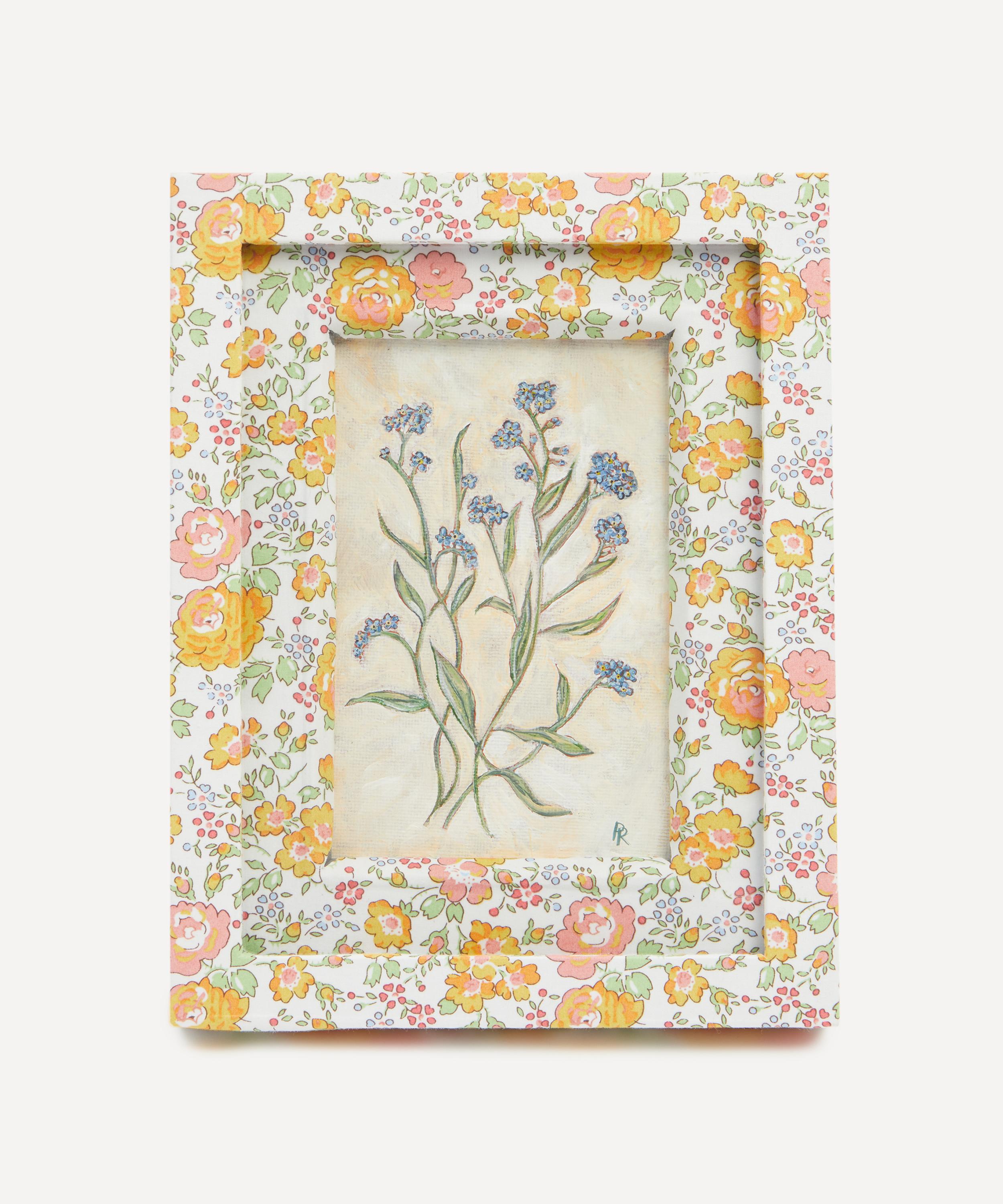 Polly Wolly Doodles - Forget-Me-Not Framed Painting image number 0