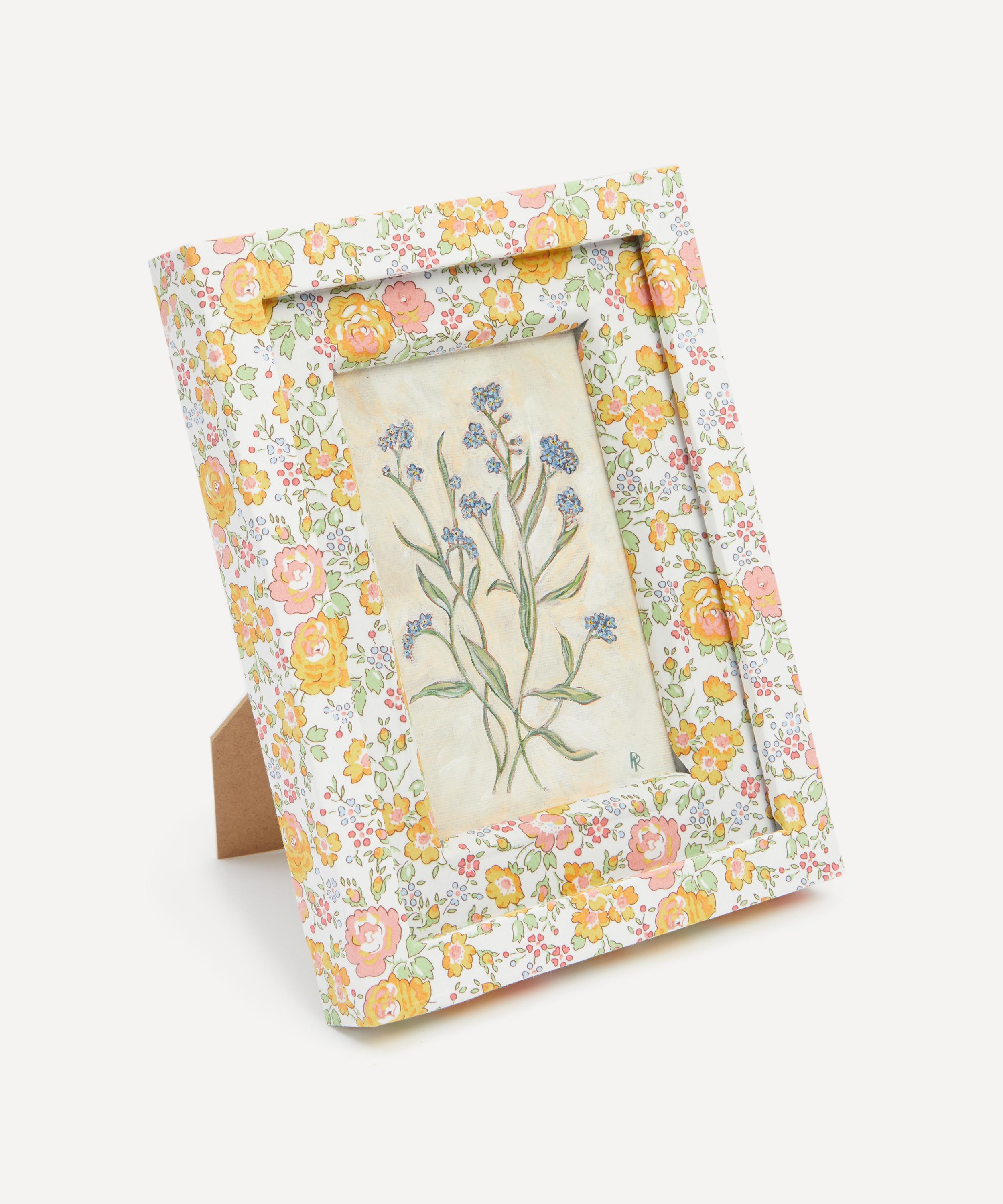 Polly Wolly Doodles - Forget-Me-Not Framed Painting image number 1