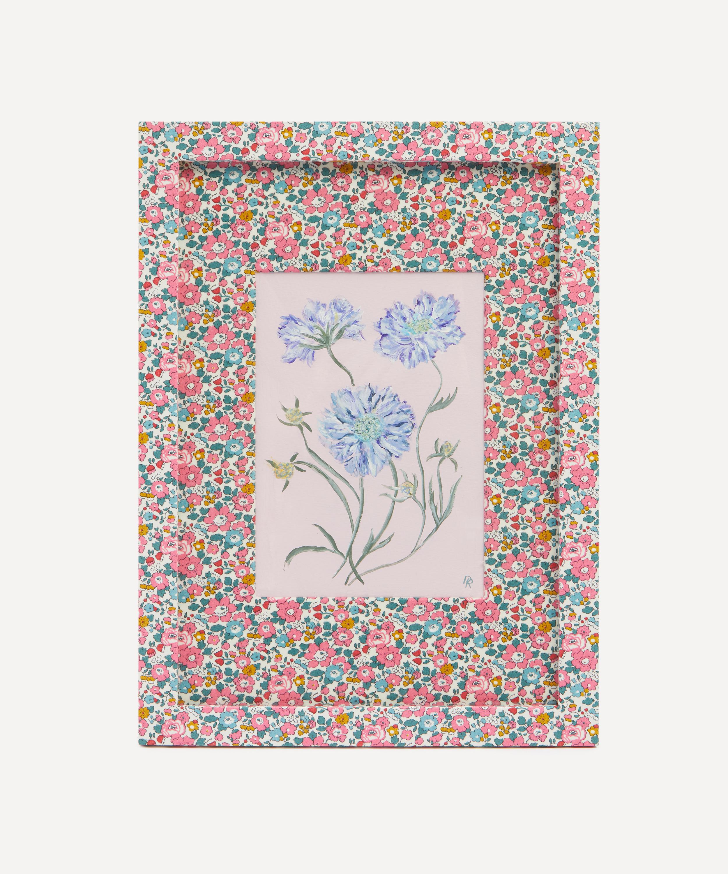 Polly Wolly Doodles - Scabious Framed Painting image number 0