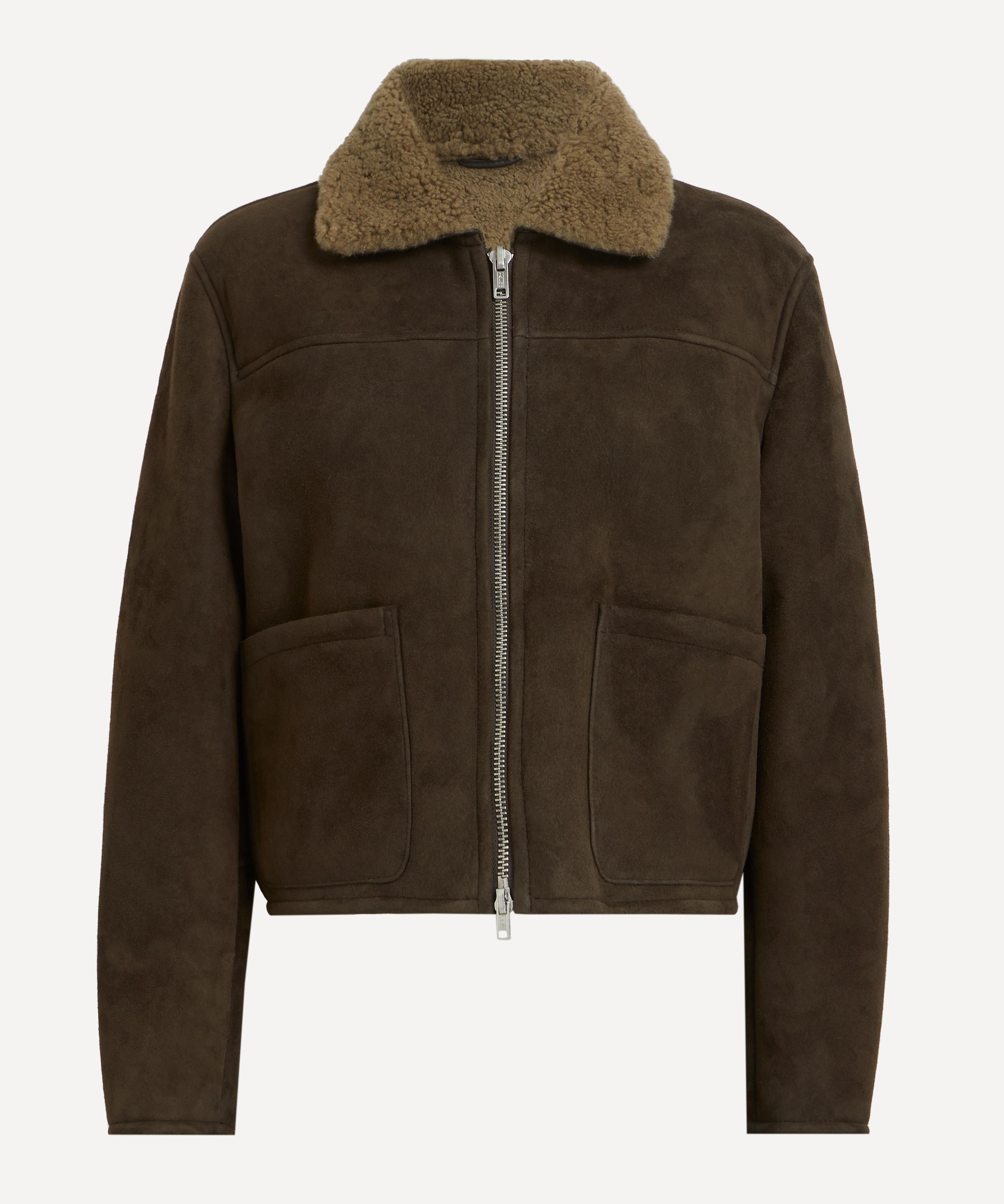 YMC Olive Pepper Shearling Jacket Liberty