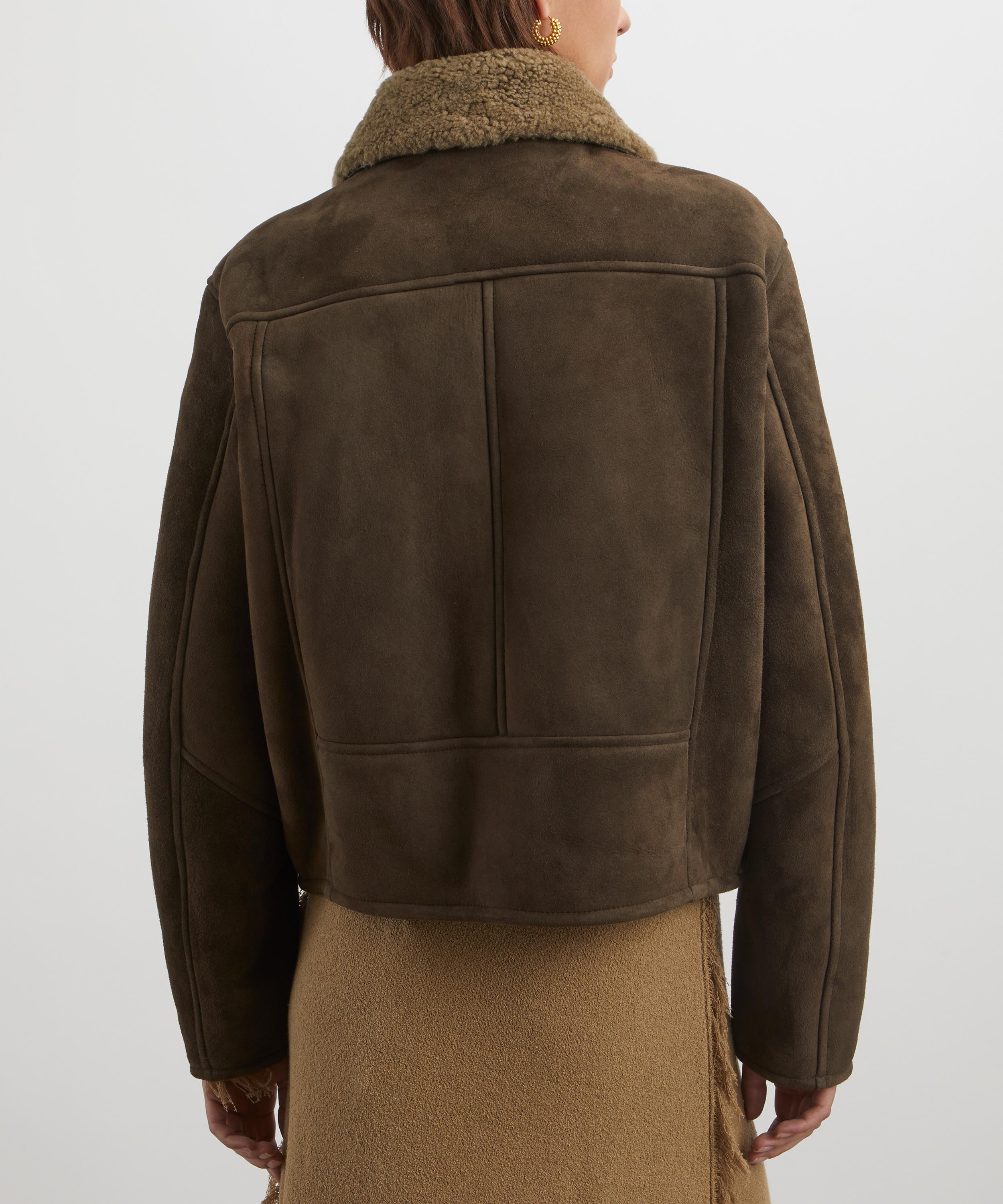 YMC Olive Pepper Shearling Jacket Liberty