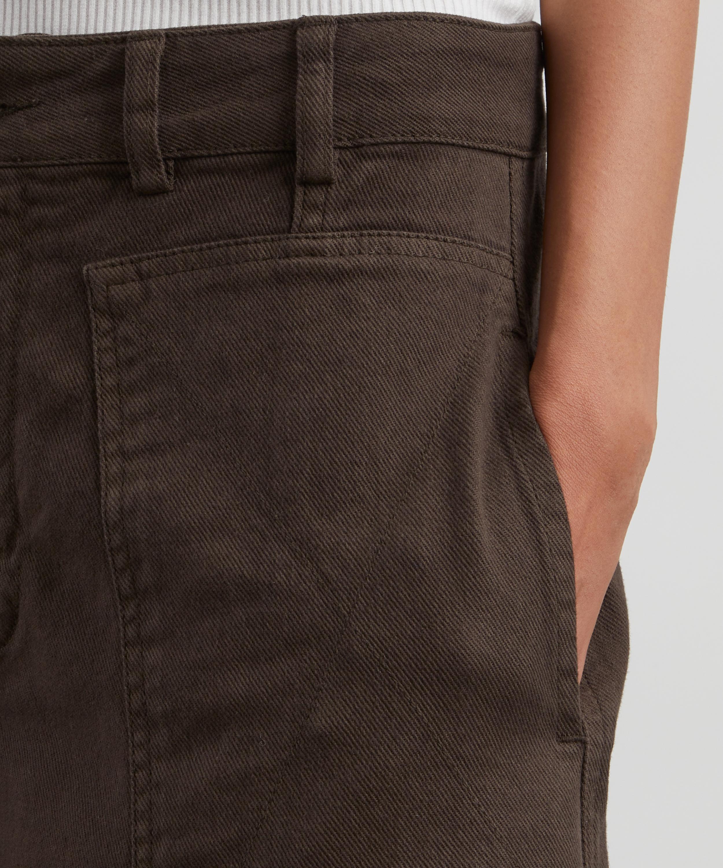 YMC - Peggy High-Waisted Twill Trousers image number 4